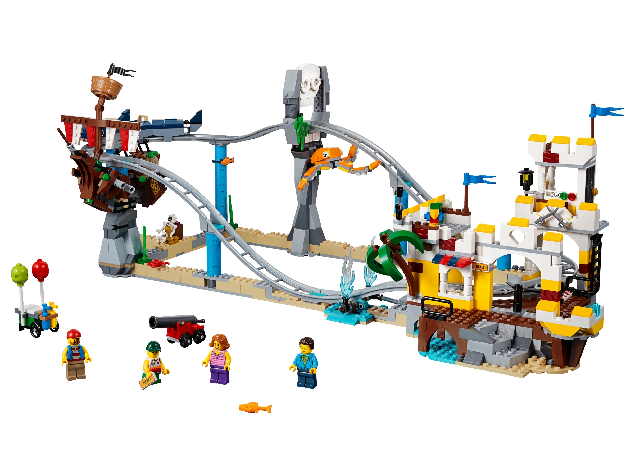 pirate lego roller coaster