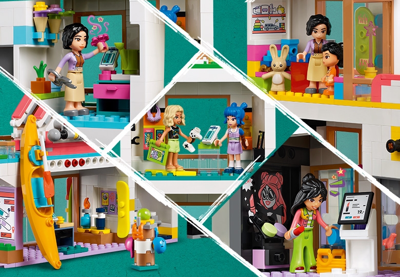 Lego friends shopping sales mall