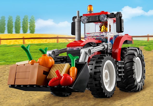 60287 - LEGO® City - Le tracteur LEGO : King Jouet, Lego, briques