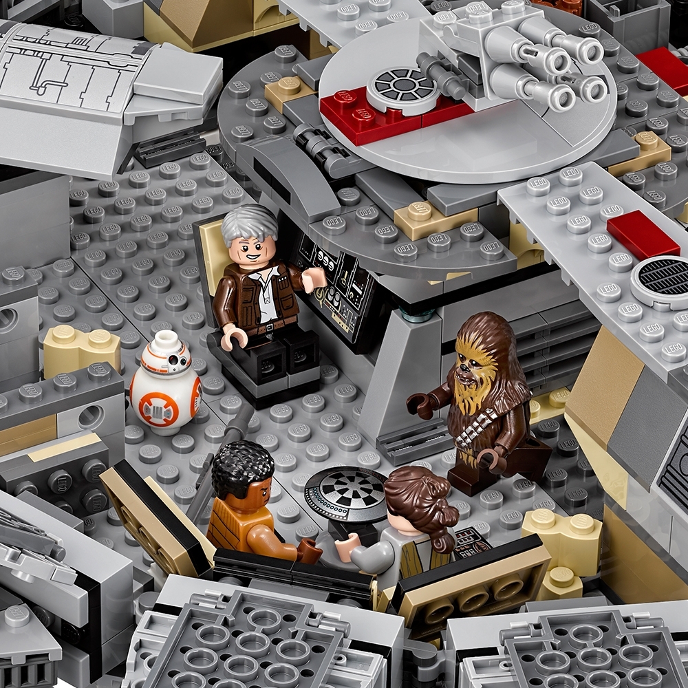 LEGO Star Wars Faucon Millenium (#75105) Tout neuf, officiellement retiré
