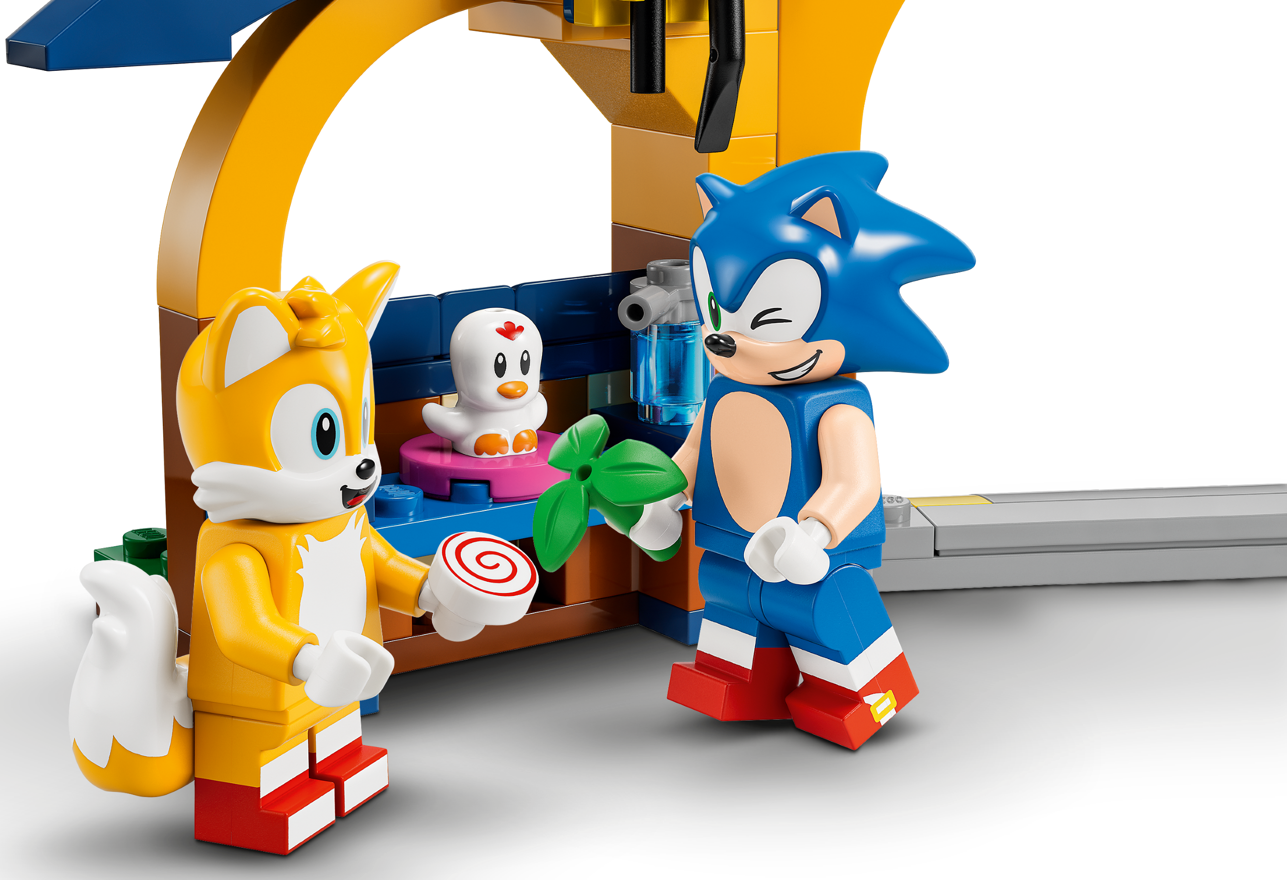 LEGO Sonic Oficina do Tails e Avião Tornado 376 Pçs 6+ 76991 - Ri Happy