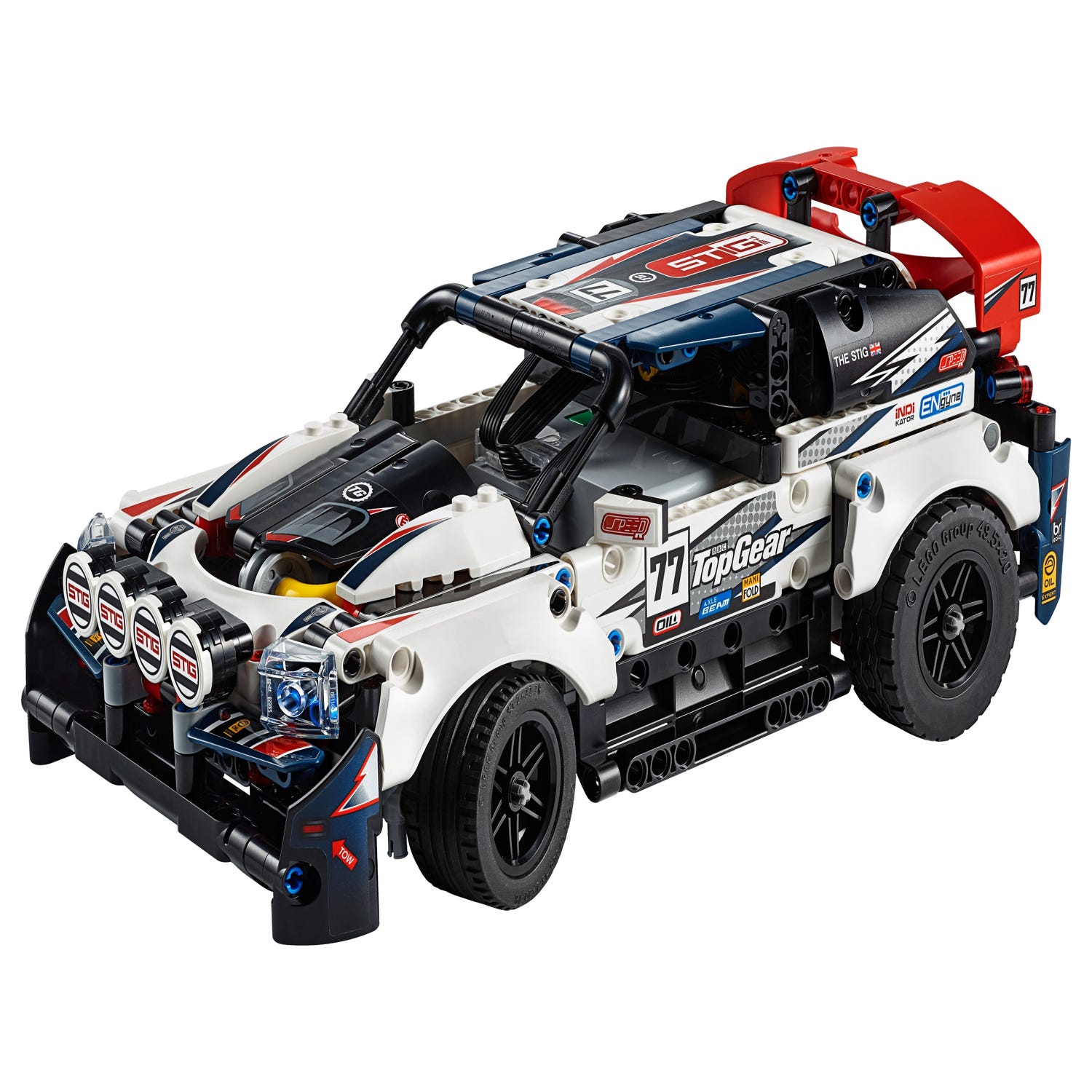 App-styret Top Gear-rallybil 42109 | Powered UP | Officiel DK