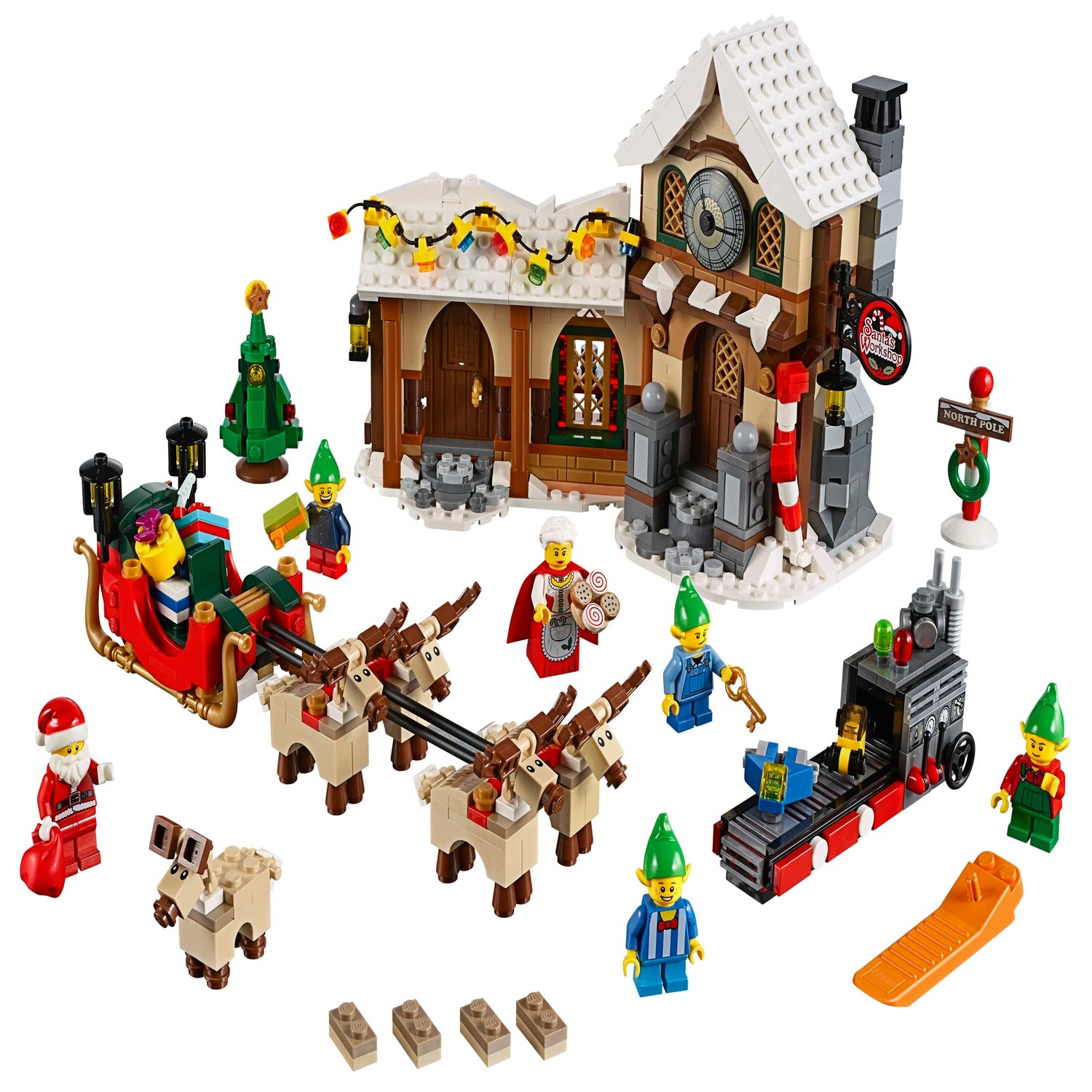 skille sig ud Bekræfte gas Santa's Workshop 10245 | Creator 3-in-1 | Buy online at the Official LEGO®  Shop US