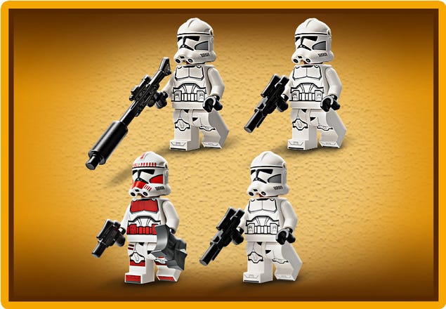 Lego Clone Trooper™ & Battle Droid™ Battle Pack (75372) — Bright