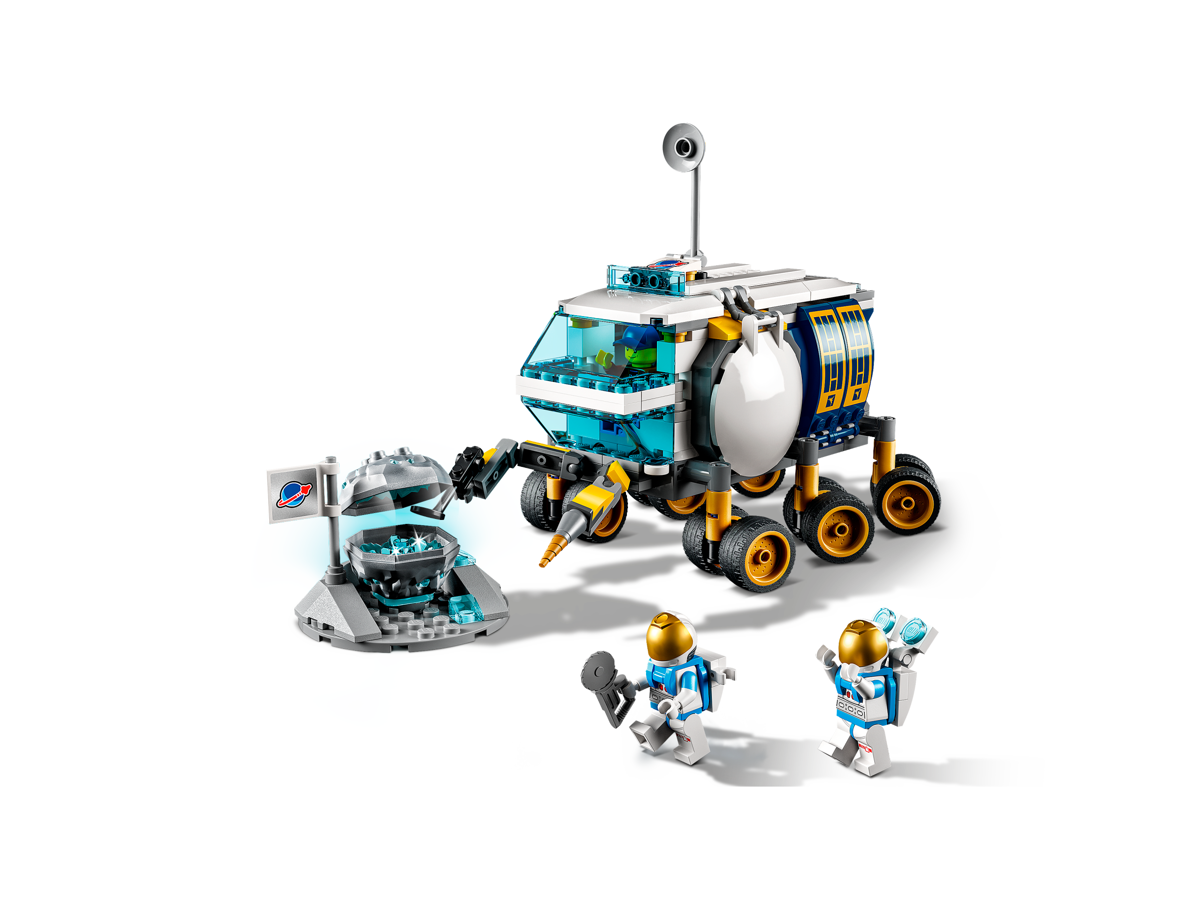 LEGO City Space Lunar Roving Vehicle 60348 Building Set (275 Pieces)