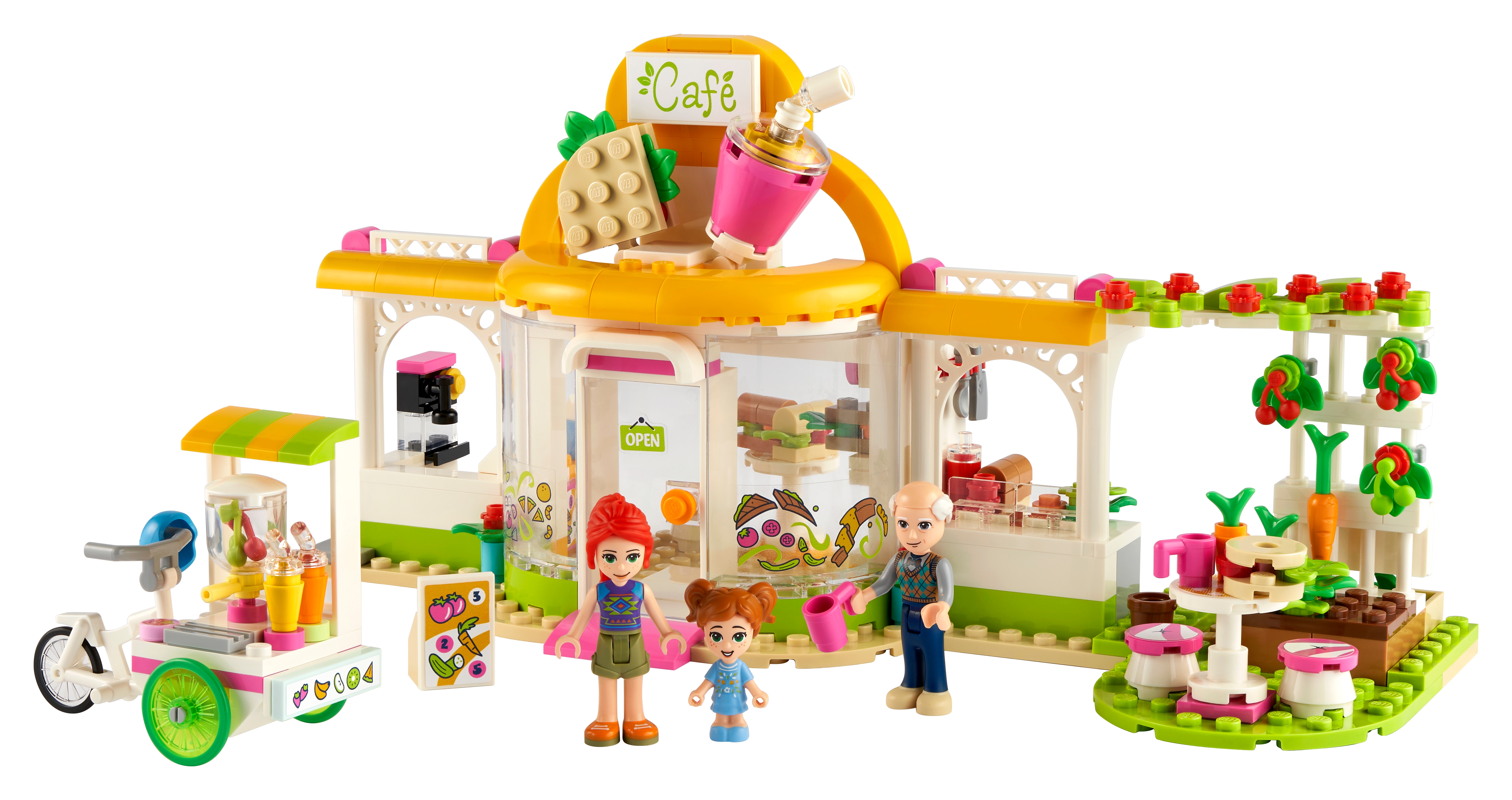  LEGO Friends Heartlake City Organic Café 41444 Building Kit;  Modern Living Set for Kids Comes Friends Mia, New 2021 (314 Pieces) : Toys  & Games