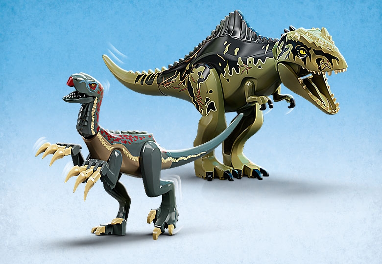ギガノトサウルスとテリジノサウルスの猛攻撃 76949 | ジュラシック