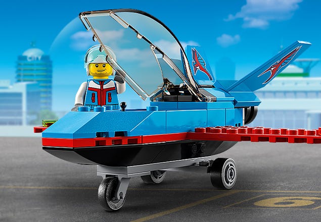 LEGO City Great Vehicles Aereo Acrobatico, Giocattolo con Minifigure del  Pilota, Idea Regalo per Bambini di