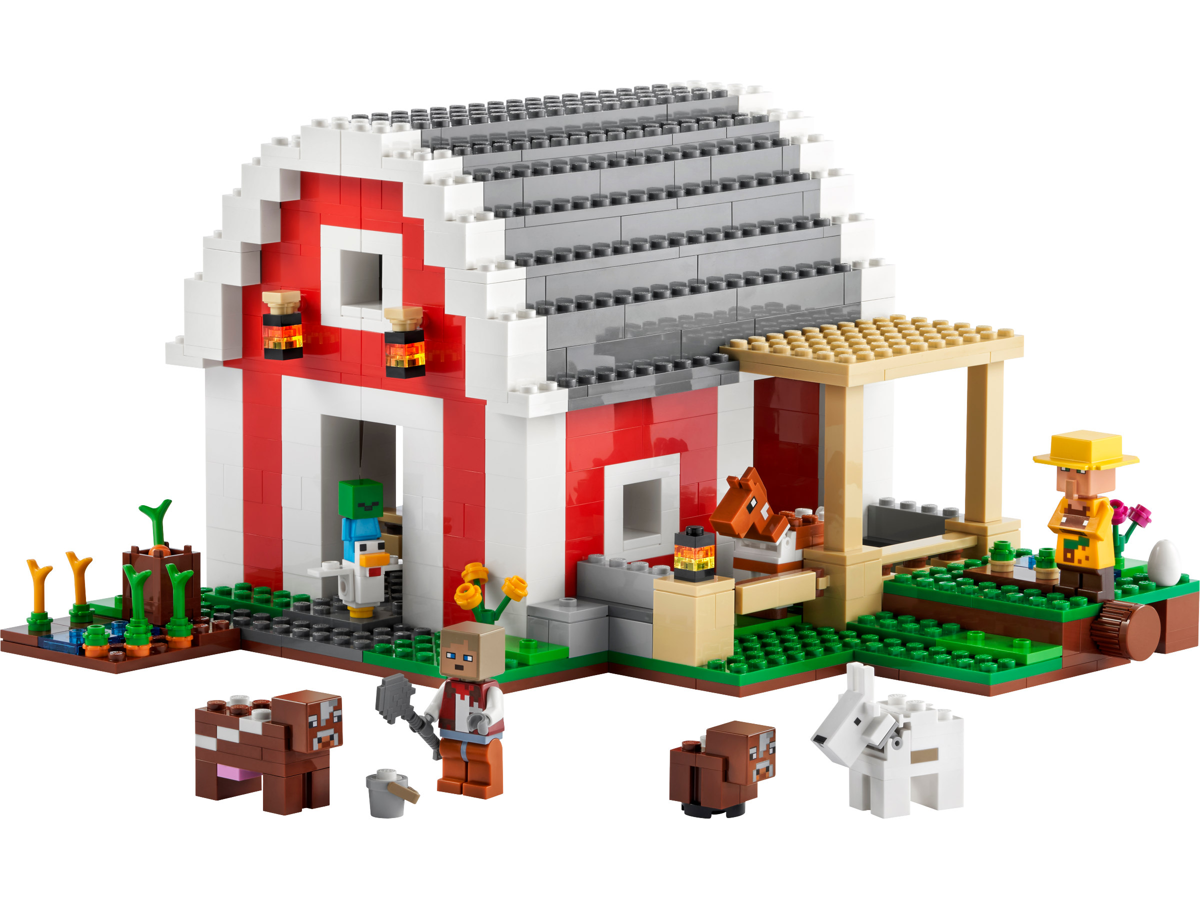 The Red Barn 21187 | Minecraft® | Buy online at the Official LEGO® Shop US
