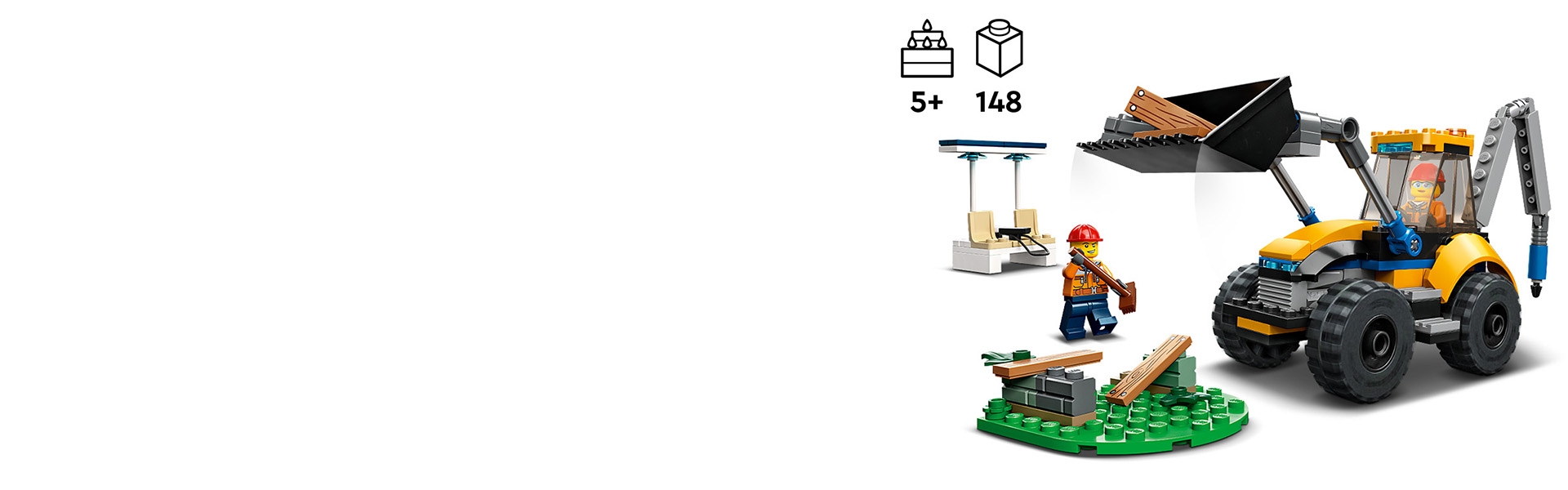 Construction Digger 60385 | City | Buy online at the Official LEGO