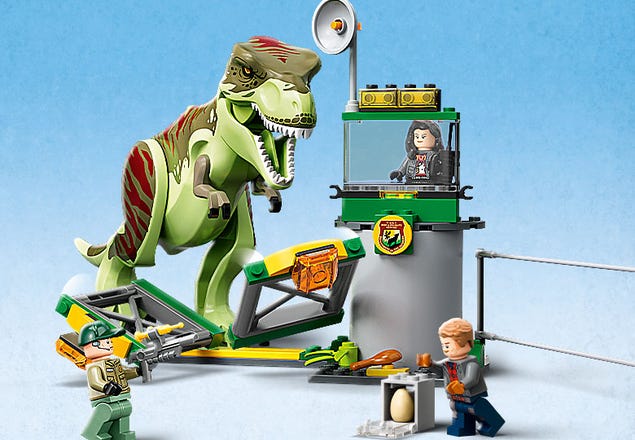 LEGO® Jurassic World™ 76944 L'évasion du T. rex