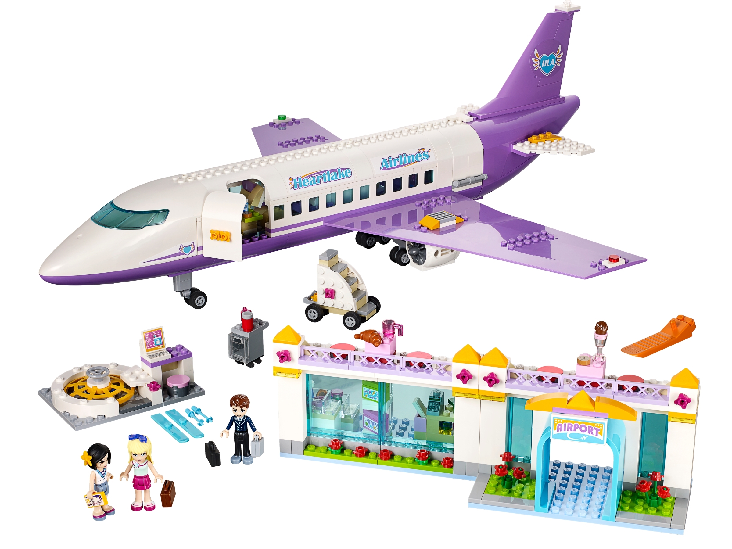 lego friends airplane set