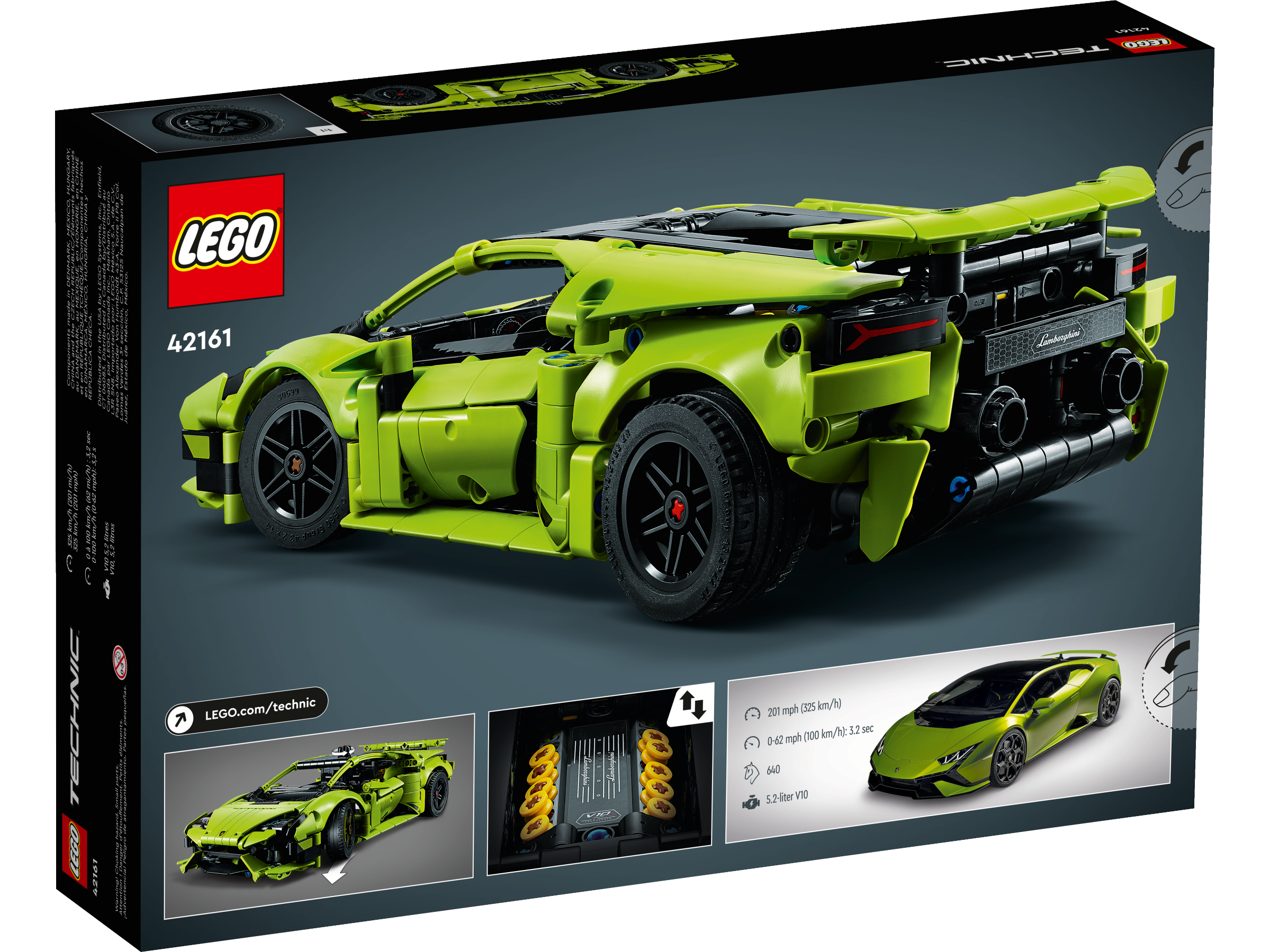 LEGO Technic Lamborghini Huracán Tecnica Advanced Sports Car Building Kit  42161