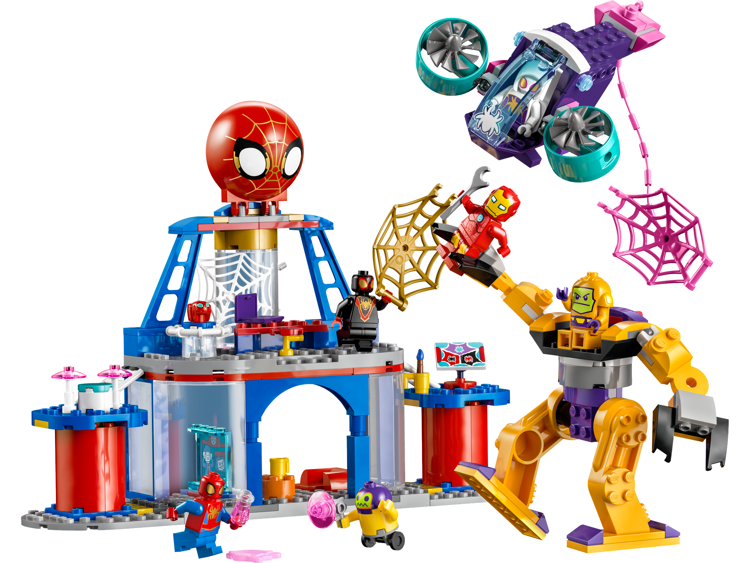 LEGO - Spider-man - Equipo Spidey en el Faro del Duende Verde con