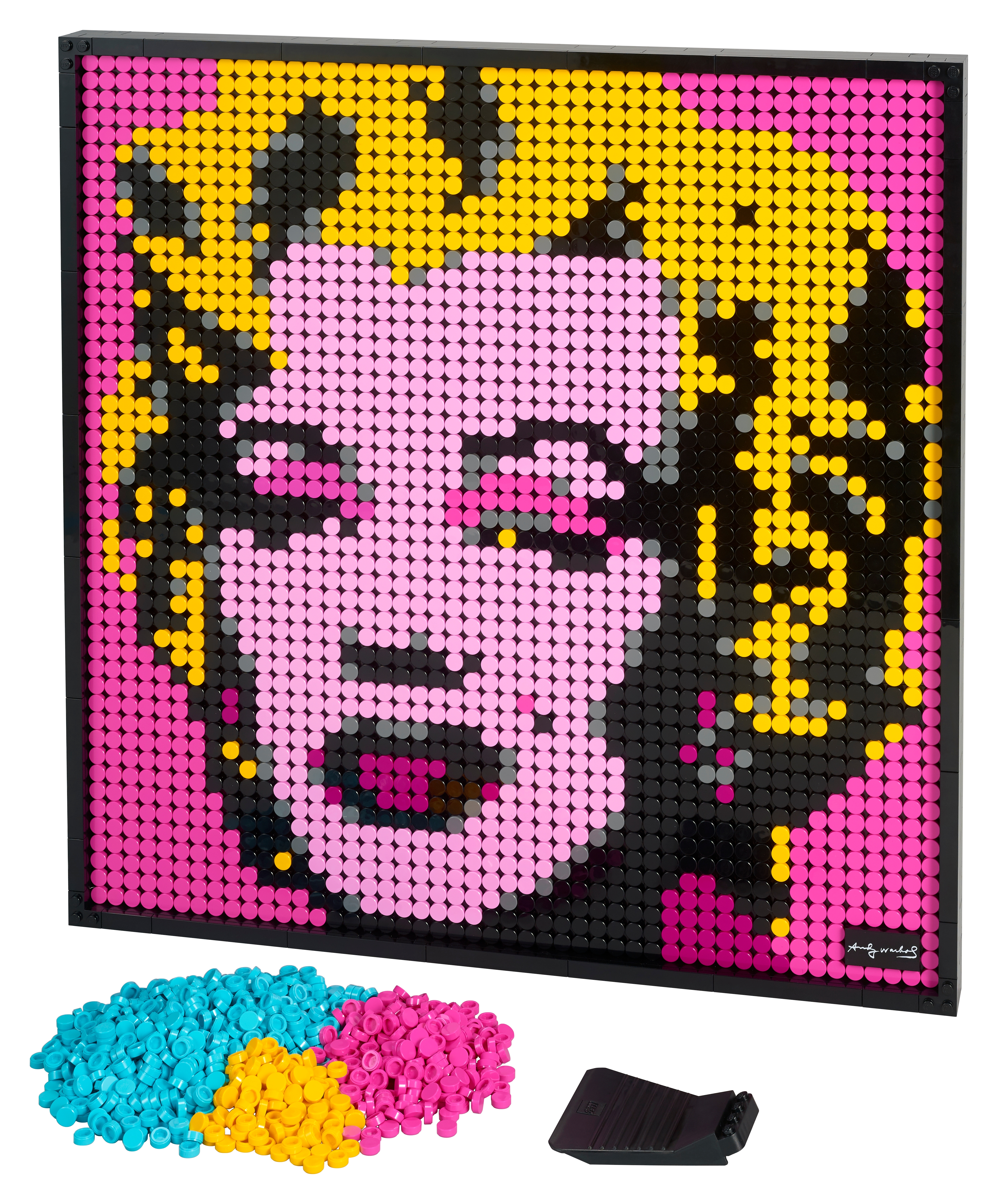 Louis Vuitton Pixel Art Wall Poster - Build Your Own with Bricks