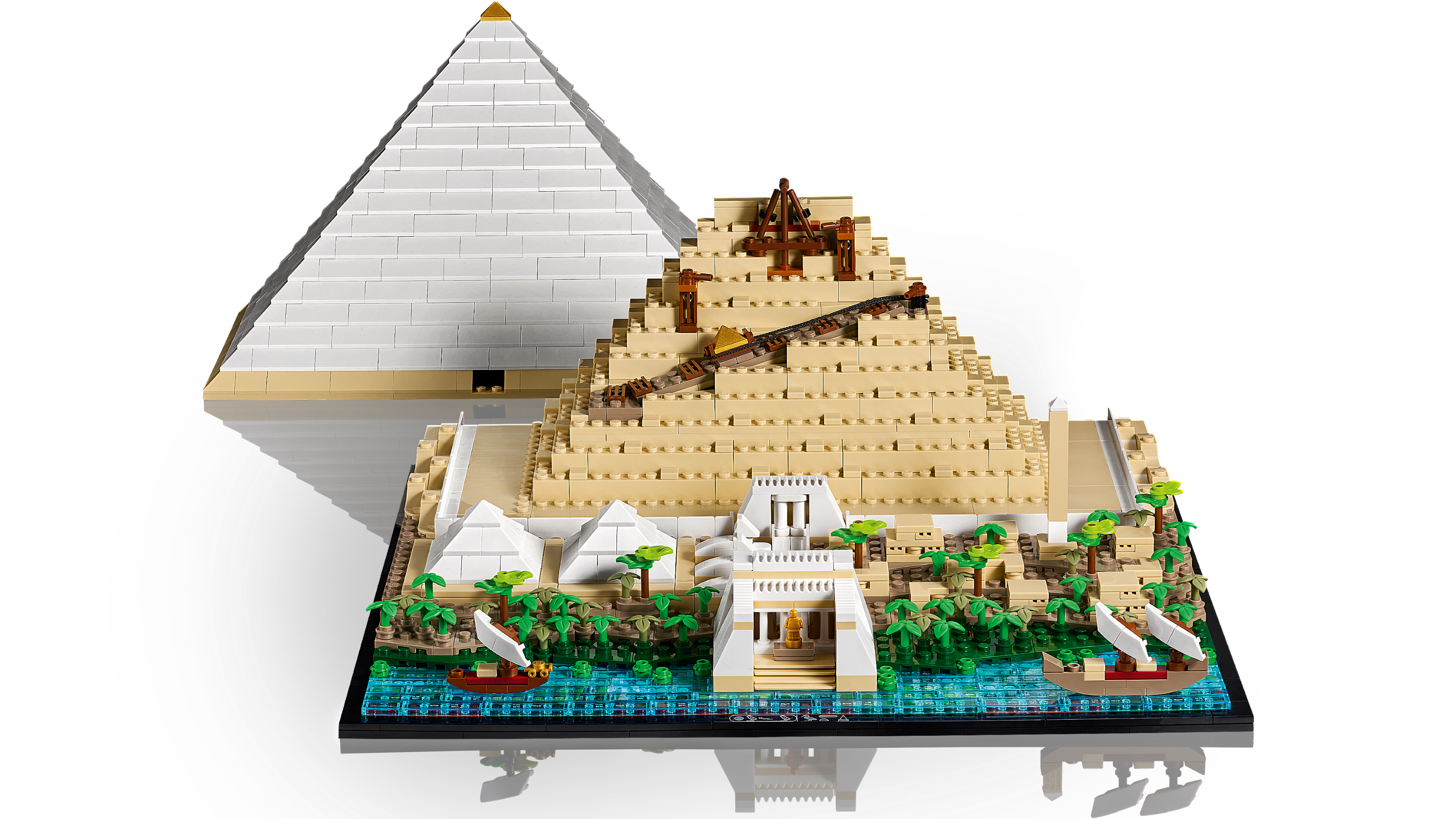 at Official Architecture US online LEGO® Buy Pyramid Giza Shop 21058 Great | of | the