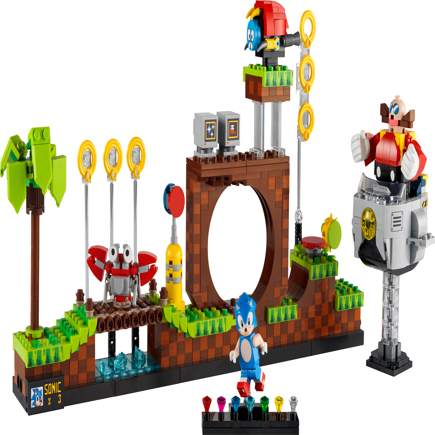 LEGO Sonic the Hedgehogs™ – Green Hill Zone #21331 (Ver. 2) Light Kit