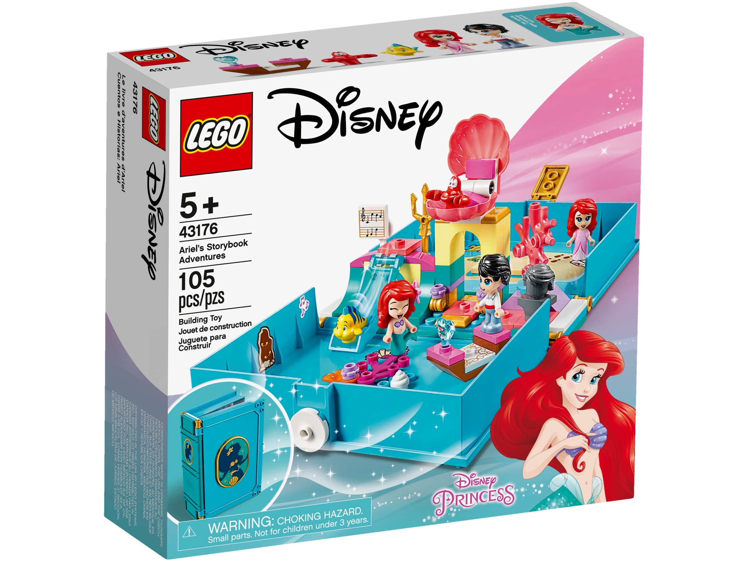 Situatie Nadeel Imperial Ariëls verhalenboekavonturen 43176 | Disney™ | Officiële LEGO® winkel NL
