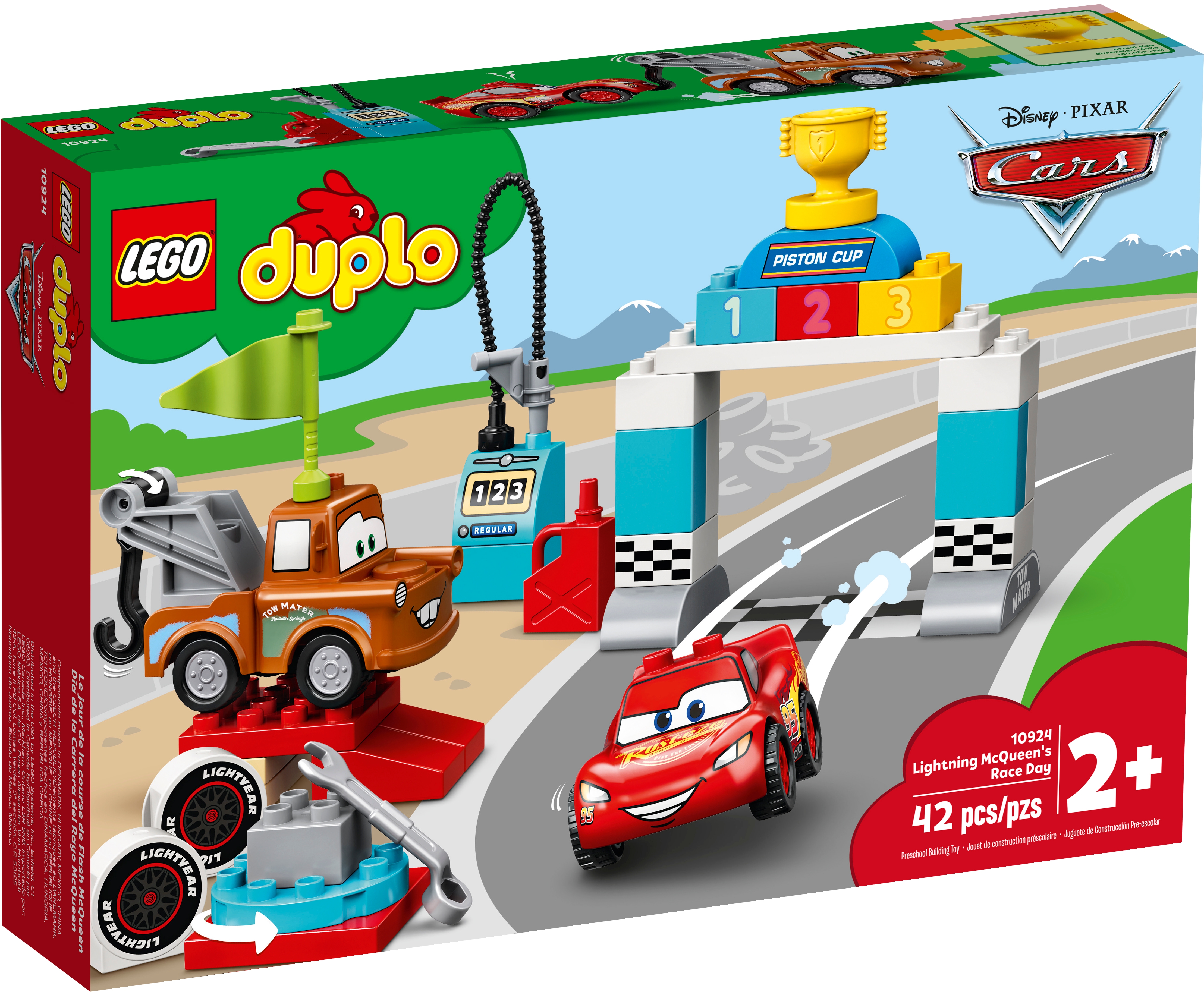 Lightning McQueen's Race Day 10924 | Disney™ | Buy online at the Official  LEGO® Shop US