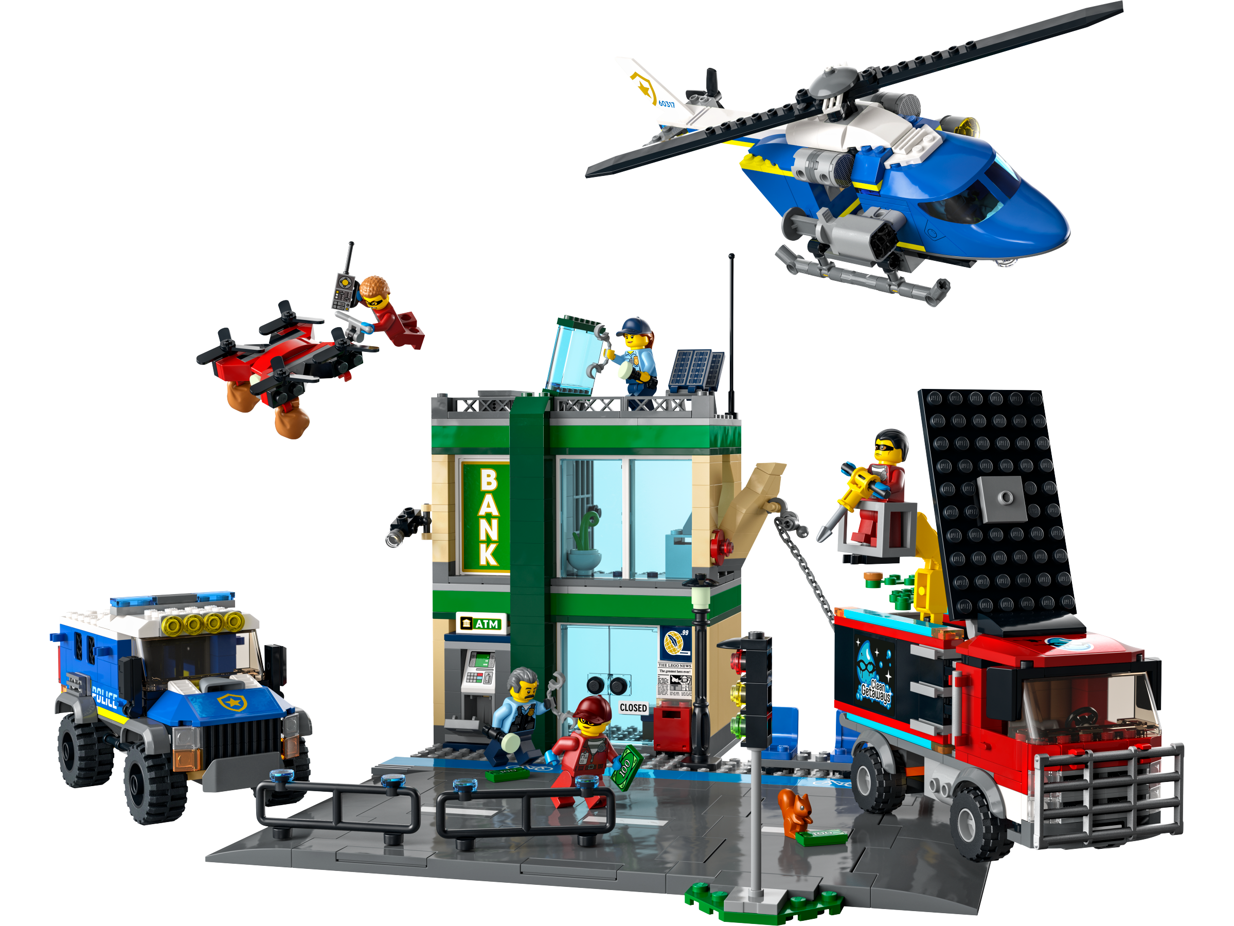 Diversen Tochi boom chaos Police Chase at the Bank 60317 | City | Buy online at the Official LEGO®  Shop US