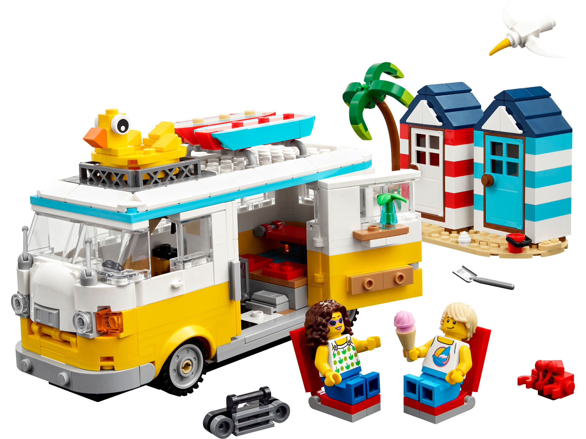 Beach Camper 31138 | Creator 3-in-1 | Buy online at Official LEGO® Shop US