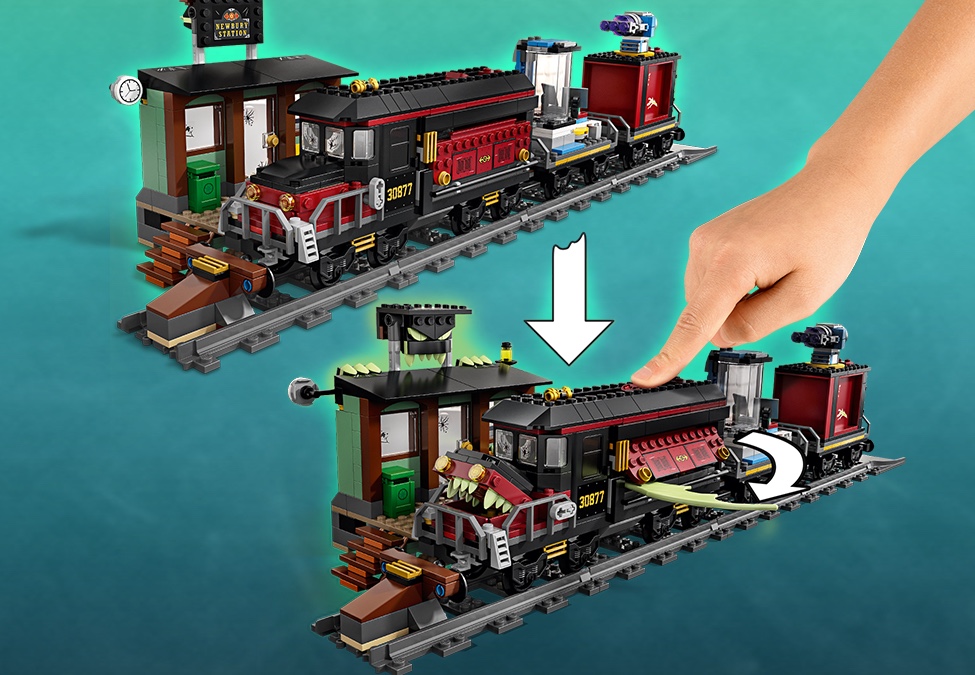 lego ghost train motorized