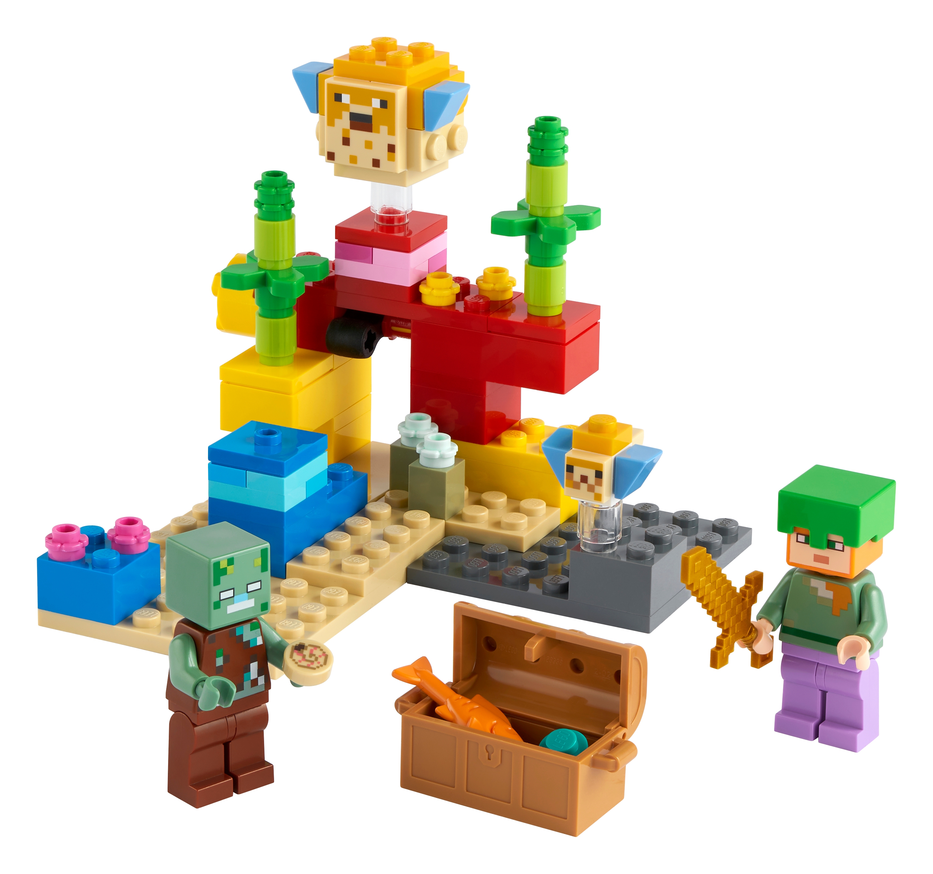 The Coral Reef 21164 | Minecraft® | Buy online at the Official LEGO® Shop US