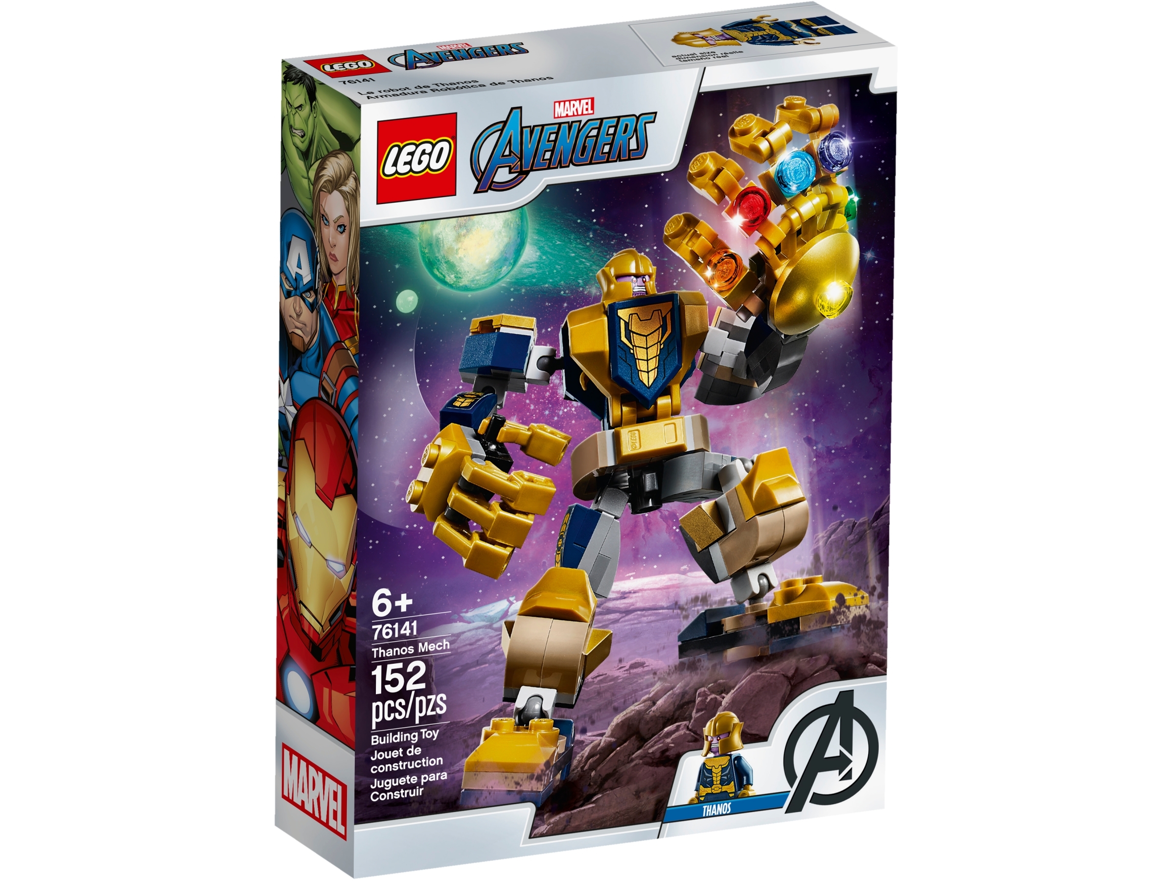 lego thanos with all infinity stones