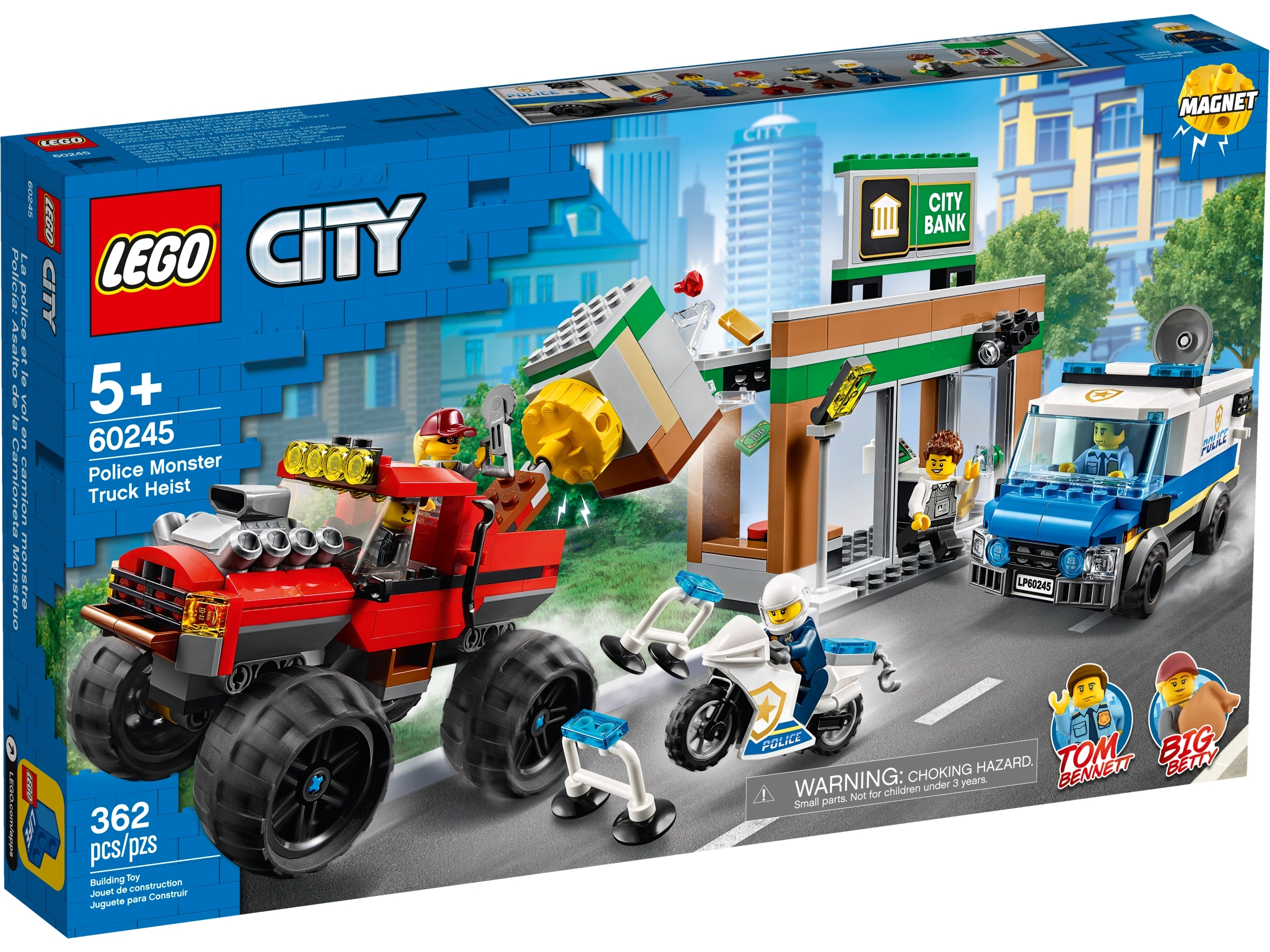 Police Monster Truck Heist 60245 City | Buy online at the LEGO® Shop US