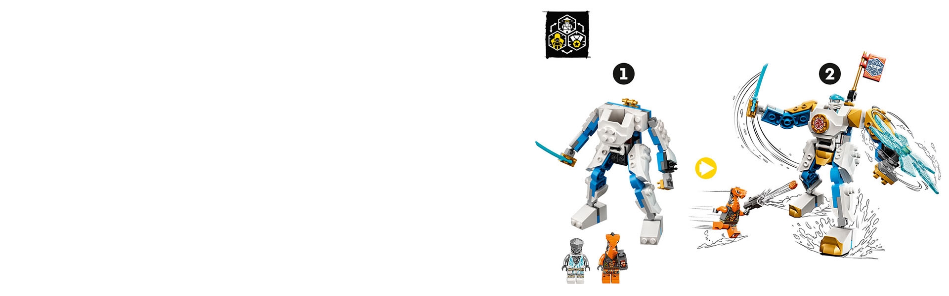 Zane’s Power Up Mech EVO 71761 | NINJAGO® | Buy online at the Official  LEGO® Shop US