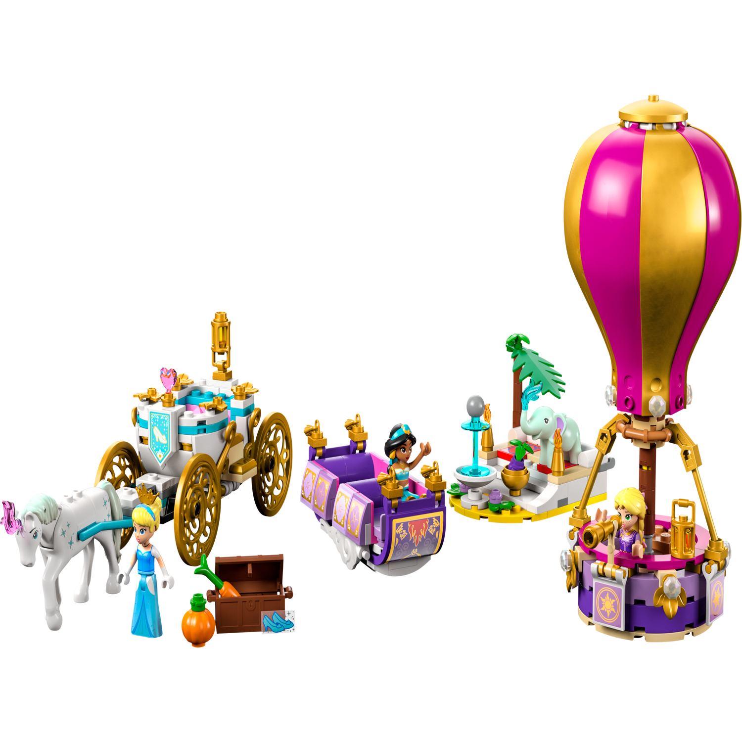 LEGO 43216 Disney Princess Princess Enchanted Journey, 3 mini-doll