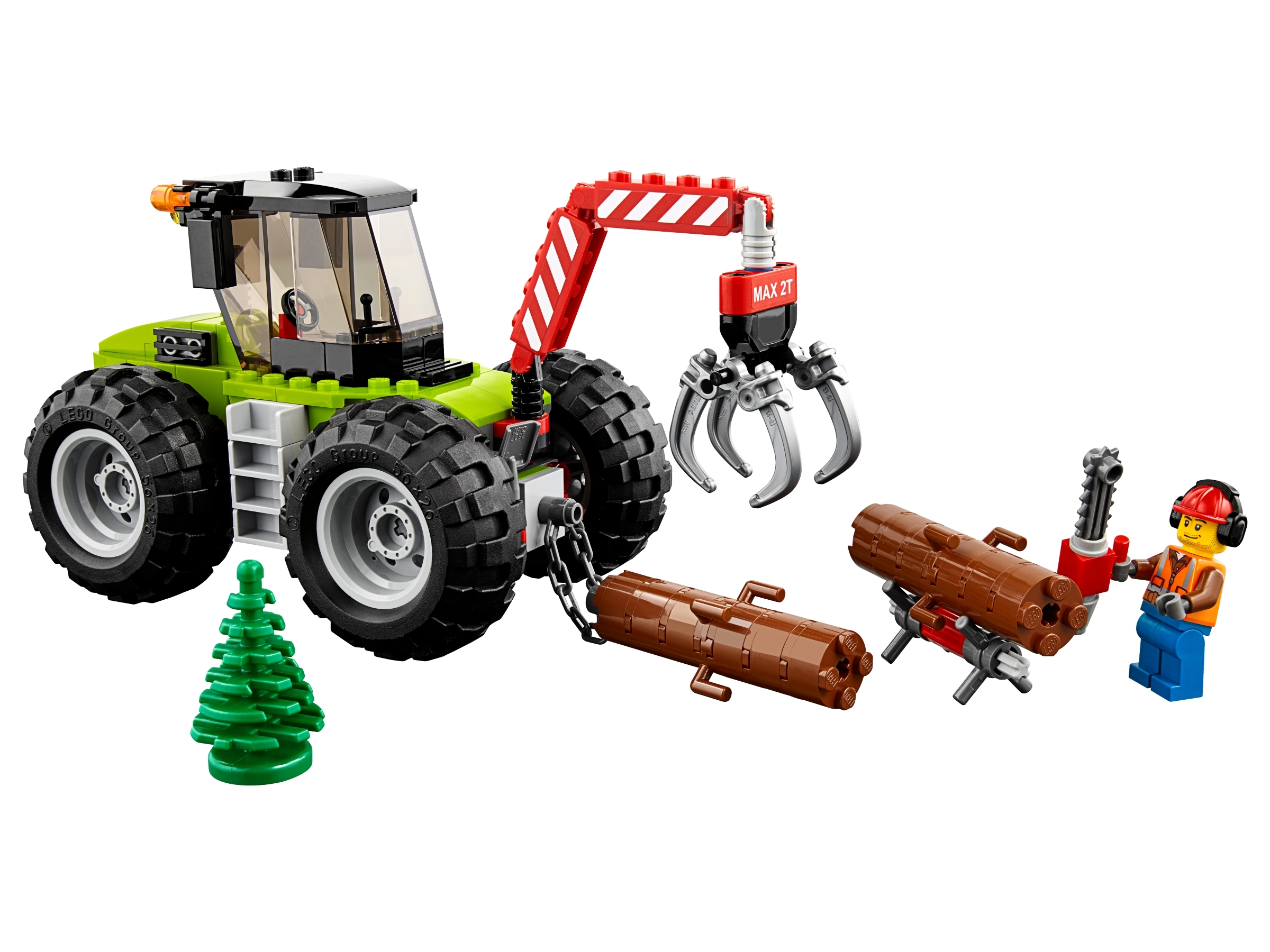 tracteur forestier lego