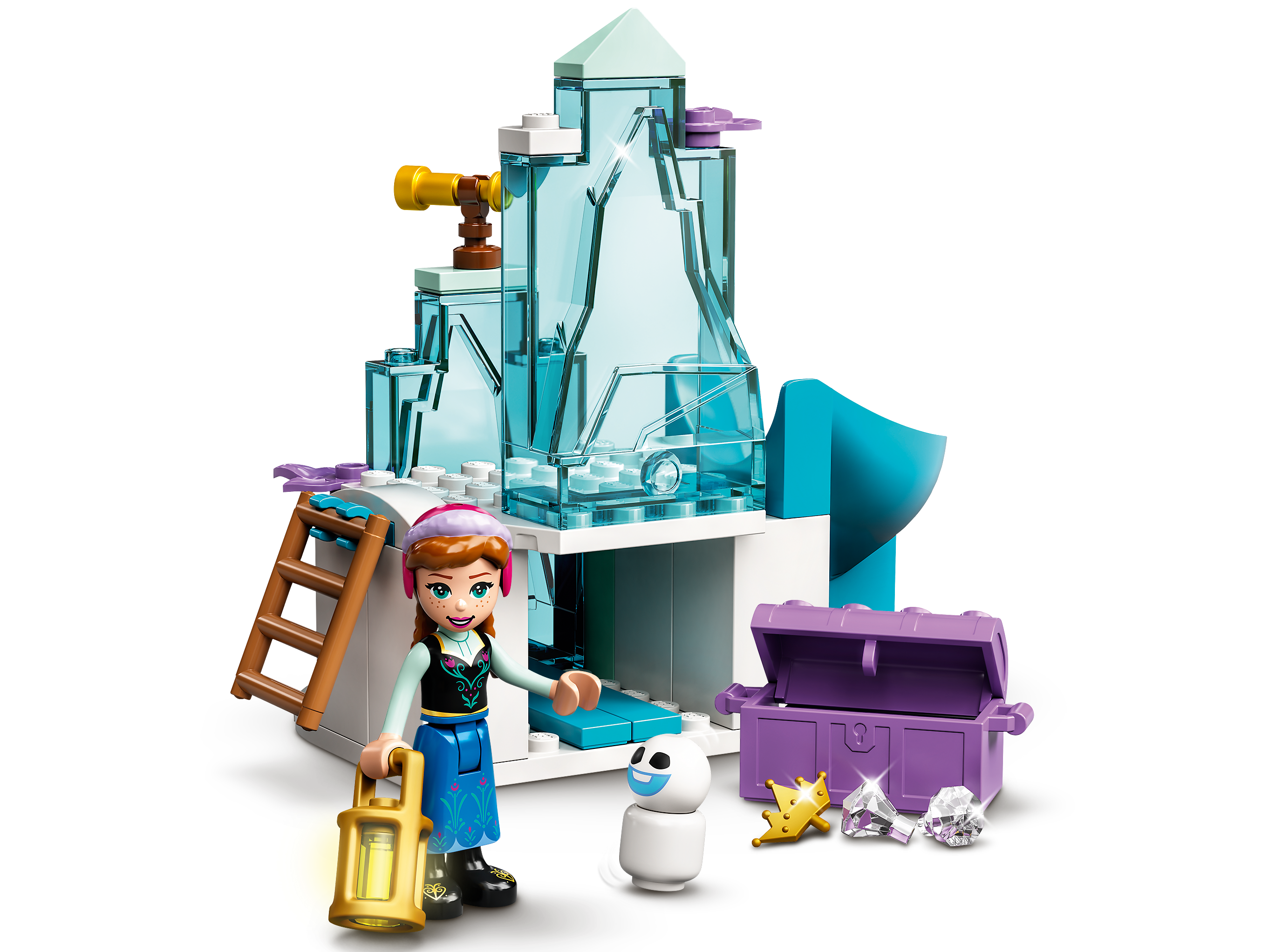 levering vidne pustes op Anna og Elsas Frost-vinterland 43194 | Disney™ | Officiel LEGO® Shop DK