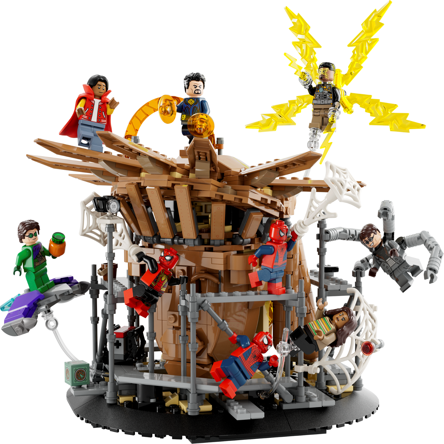 MOC Lego Spiderman :No Way home - Aunt May, Happy Hogan, P…
