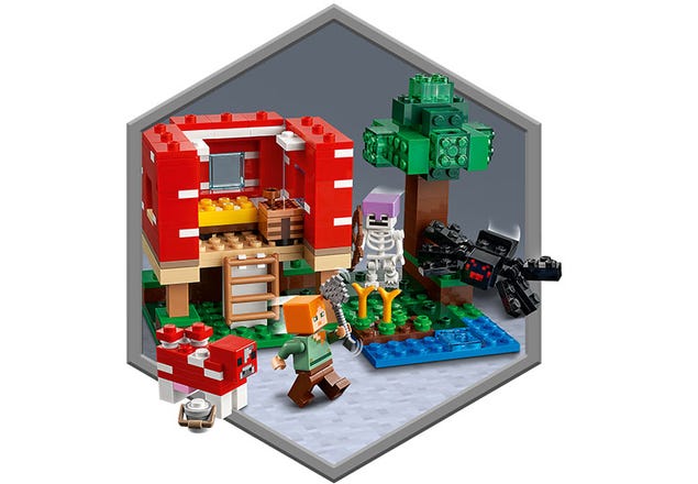 The Mushroom House 21179 | at | Official Shop LEGO® Buy the US Minecraft® online