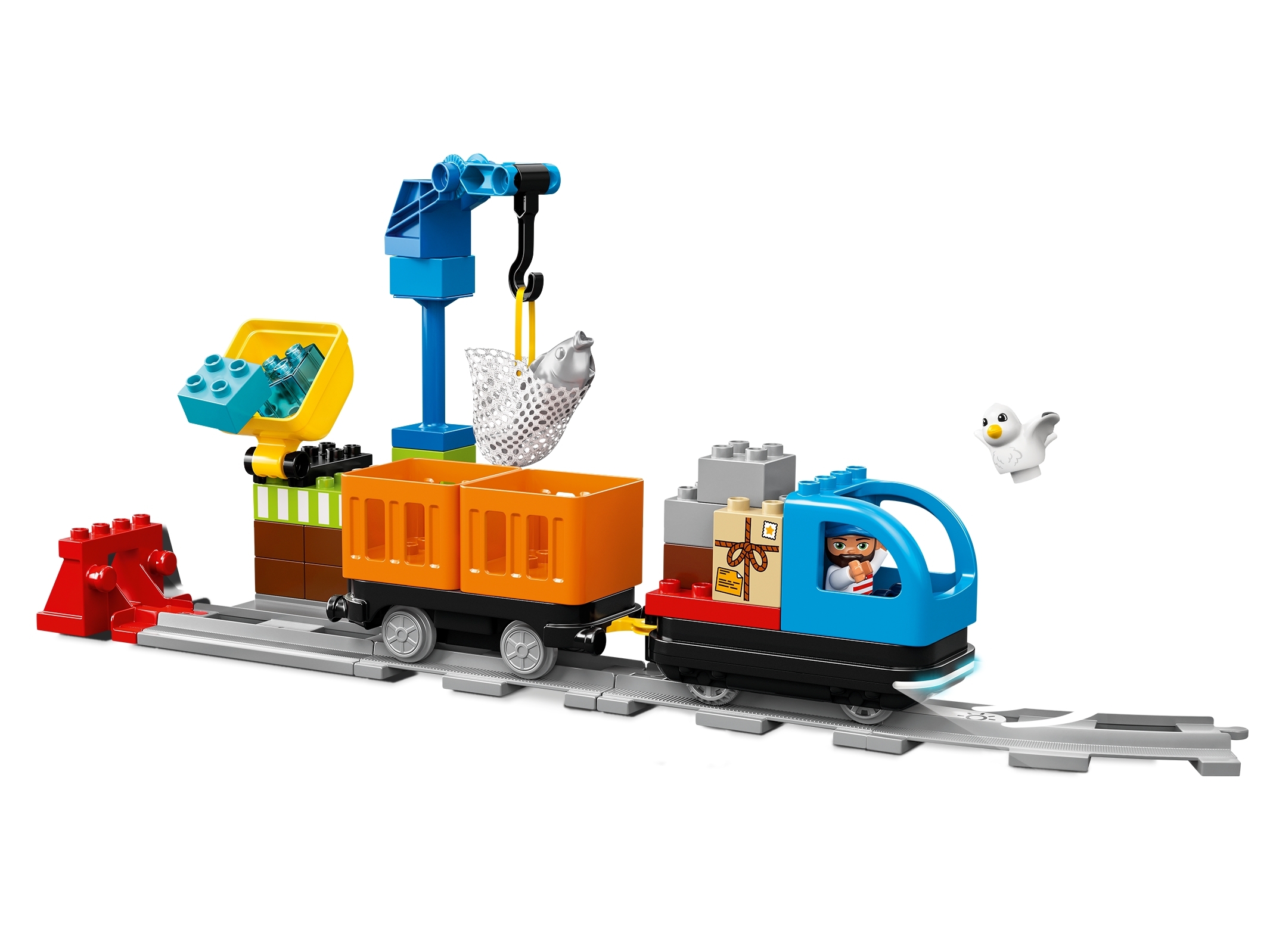 Lego®duplo®ma ville 10875 - le train de marchandises, jeux de  constructions & maquettes