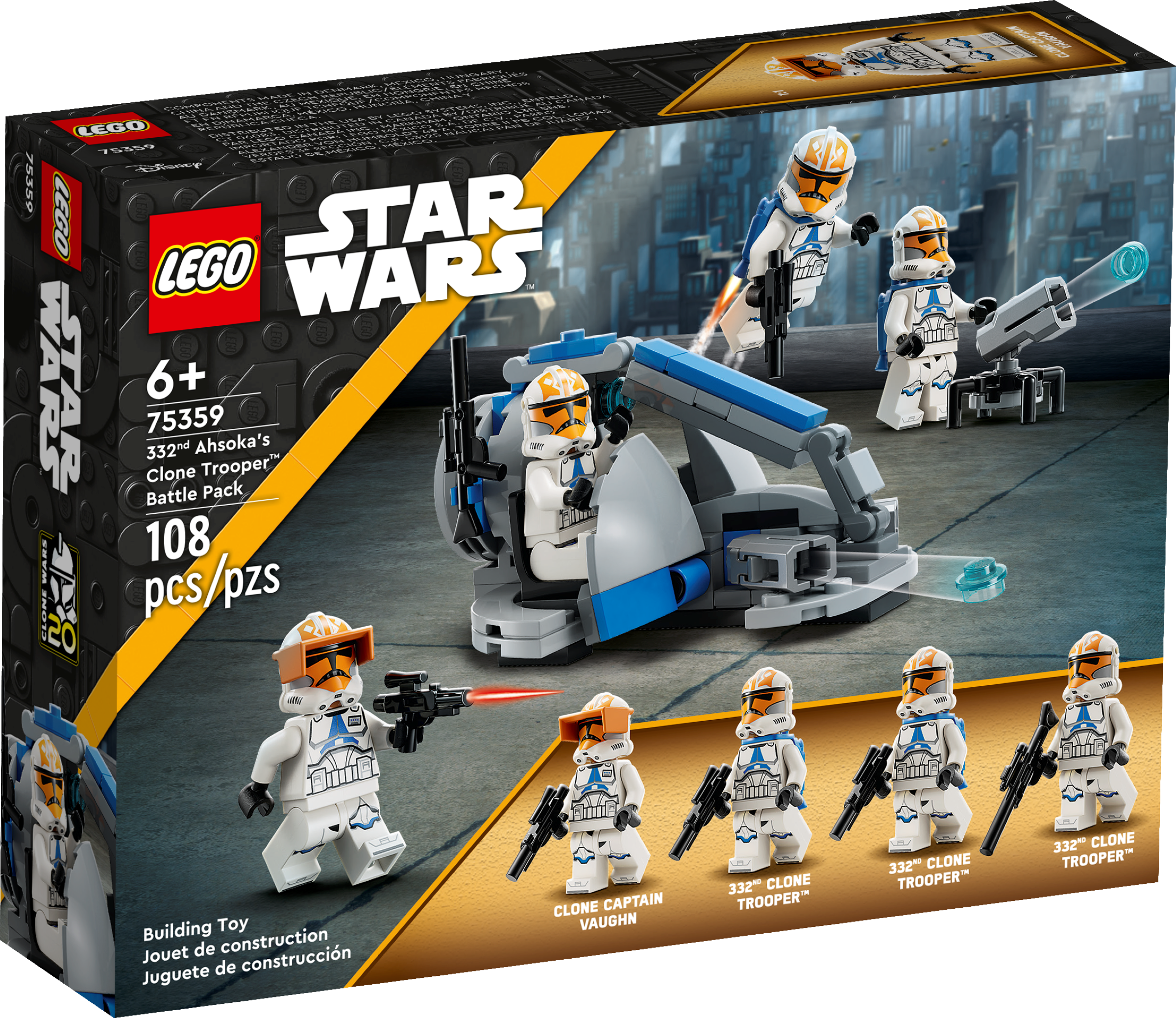 Pack de Soldados de la 332 Ahsoka 75359 | Star Wars™ | Oficial LEGO® Shop MX