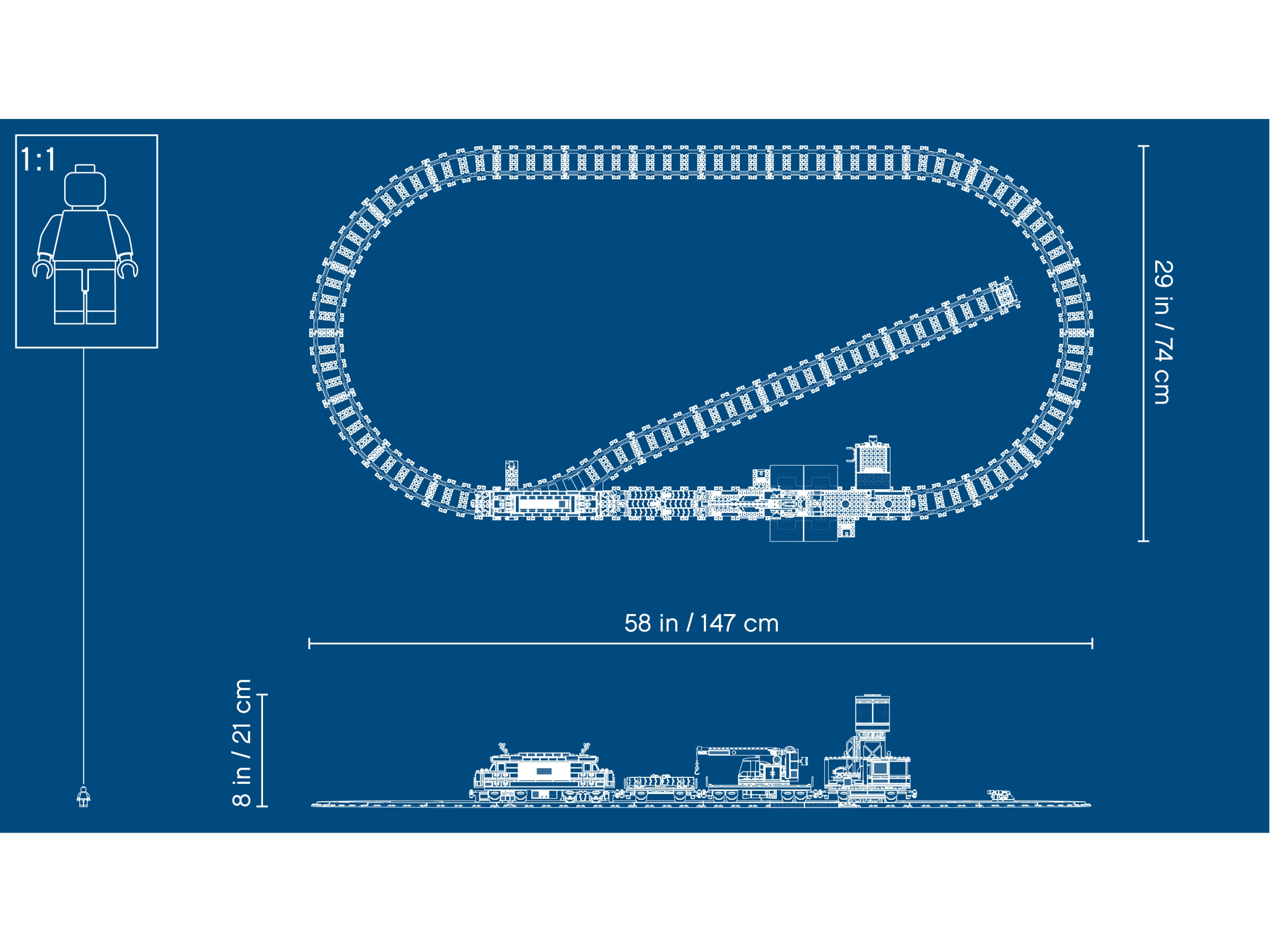 LEGO 60198 City Cargo Train Heavy Goods 10 Speed Bluetooth