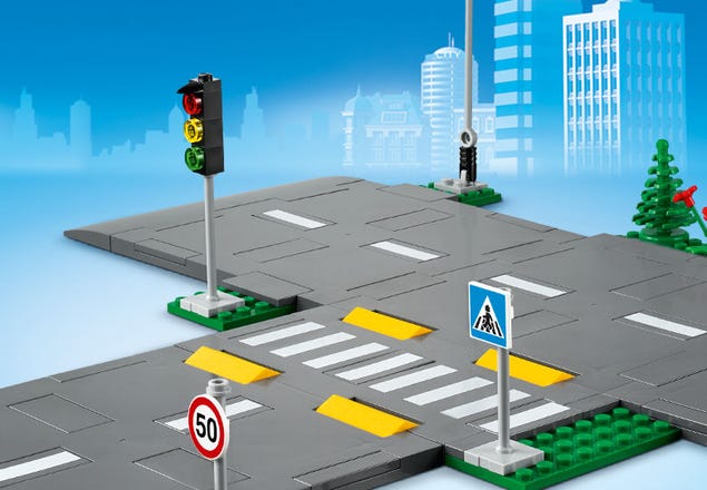 Accessoires Route - LEGO® Accessoire Route Panneau de