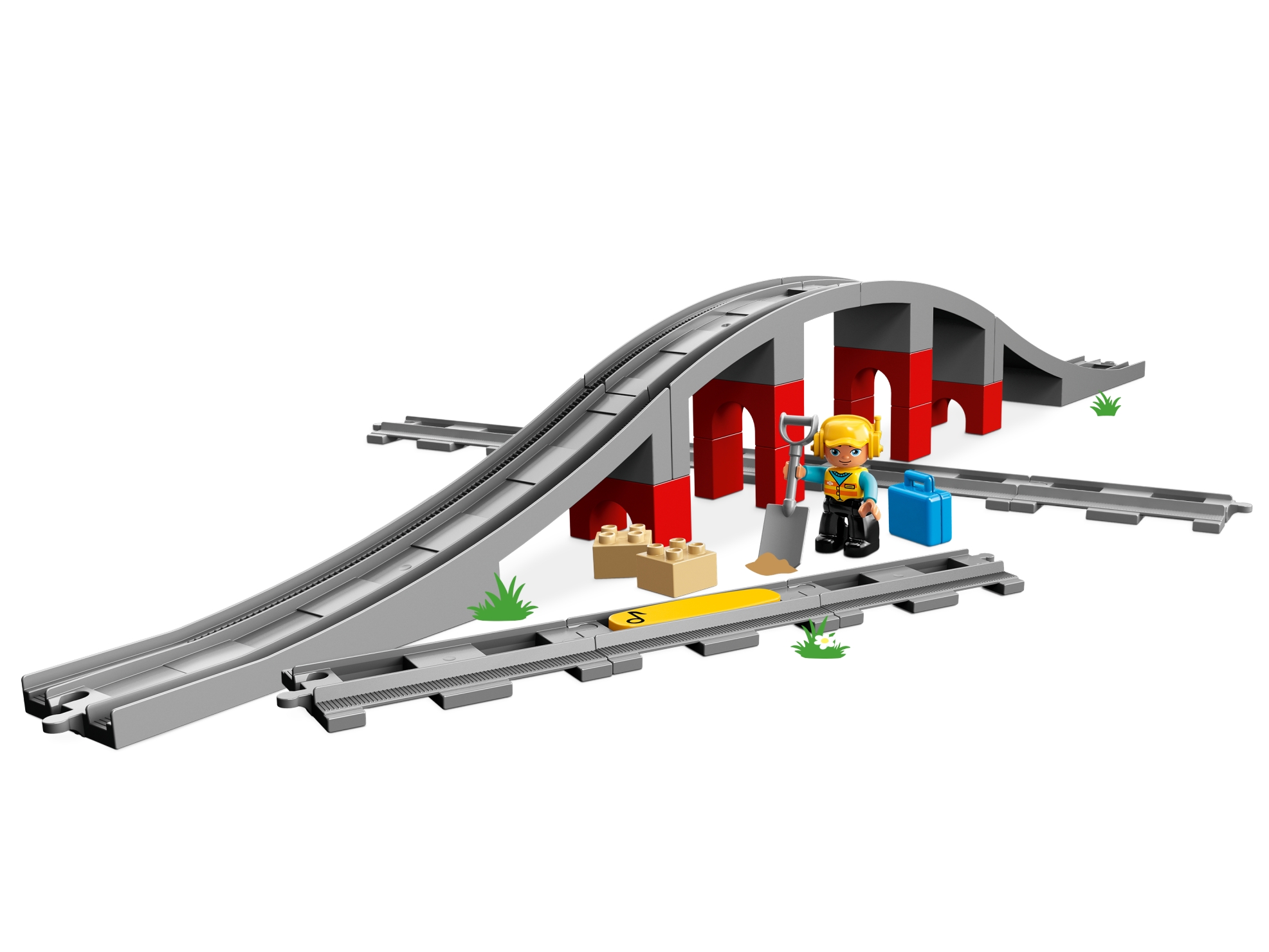 あそびが広がる！鉄道橋とレールセット 10872 | DUPLO® |レゴ®ストア