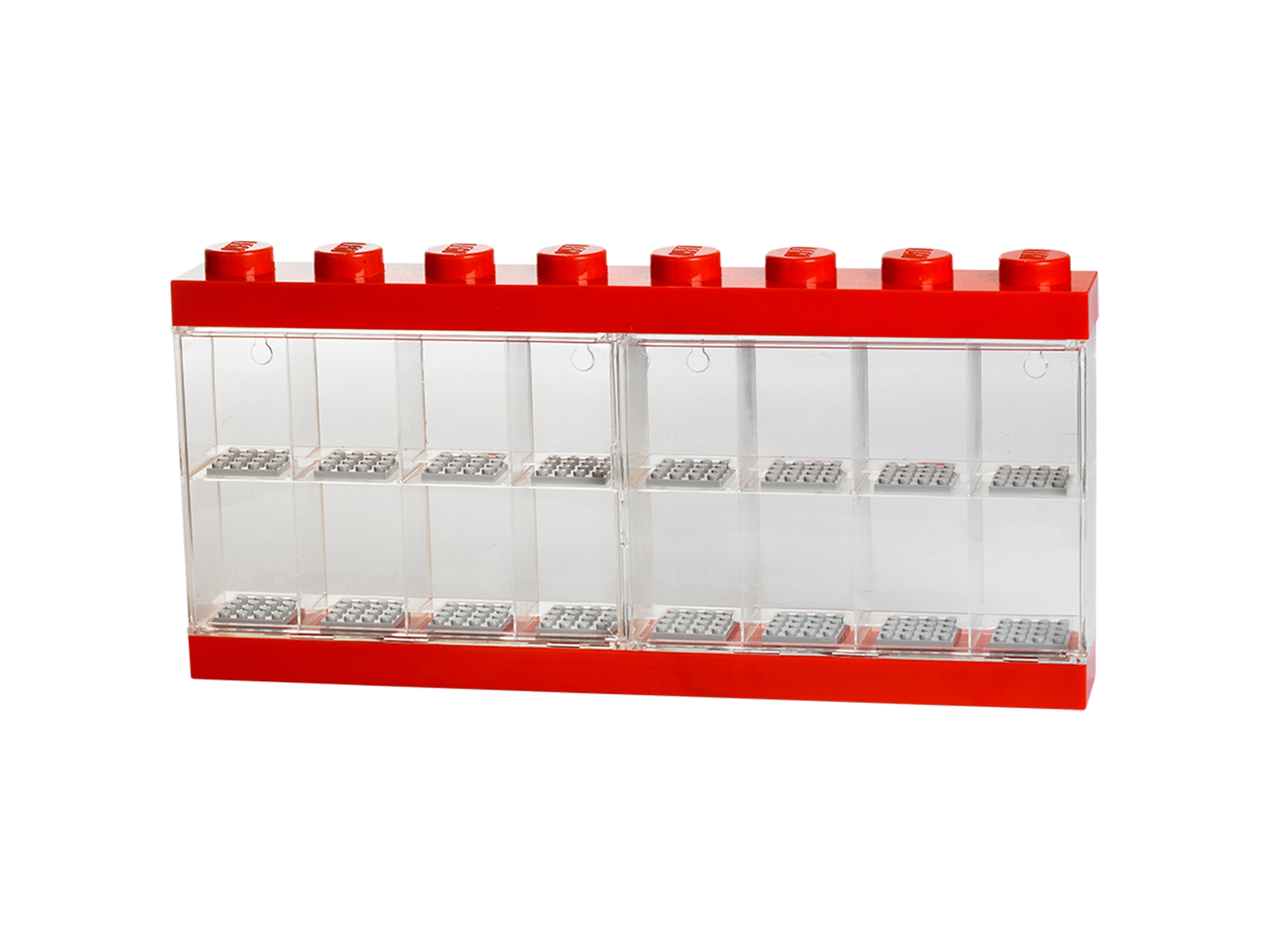 Vitrine d'exposition de figurines LEGO® 16 - Rouge 5004892