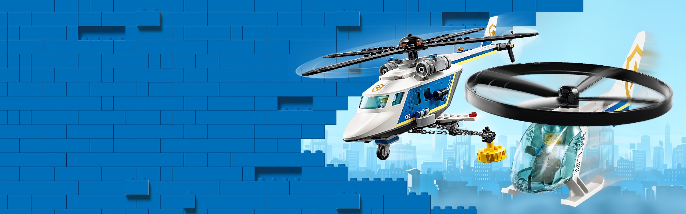 flying lego helicopter