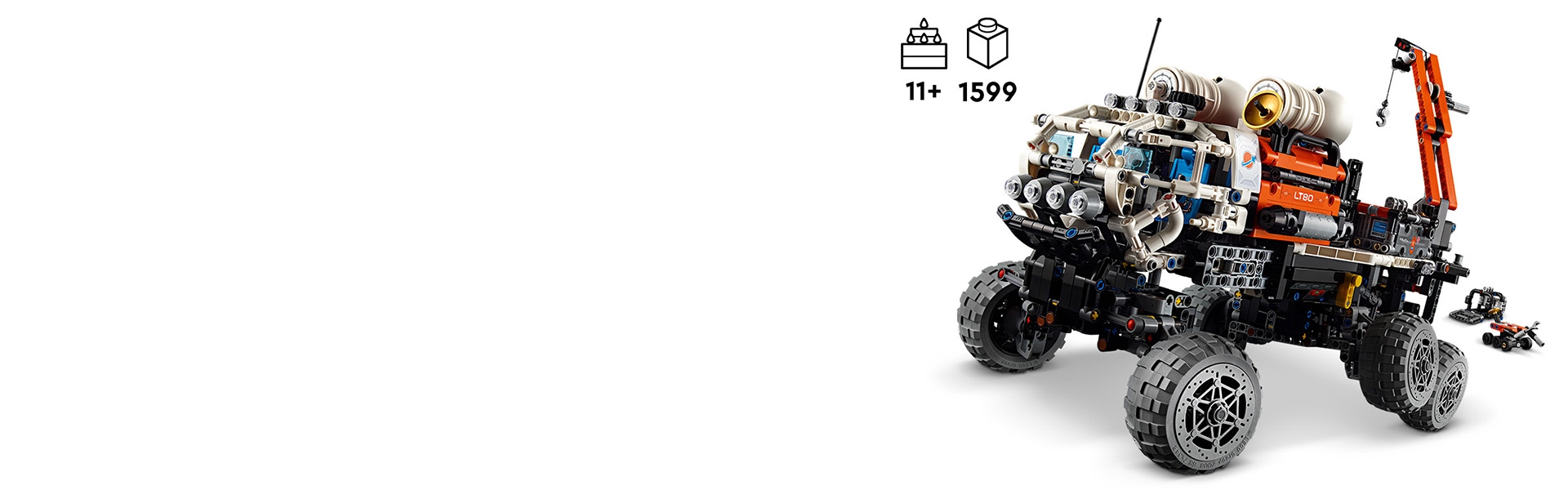 Mars Crew Exploration Rover 42180 | Technic™ | Buy online at the 