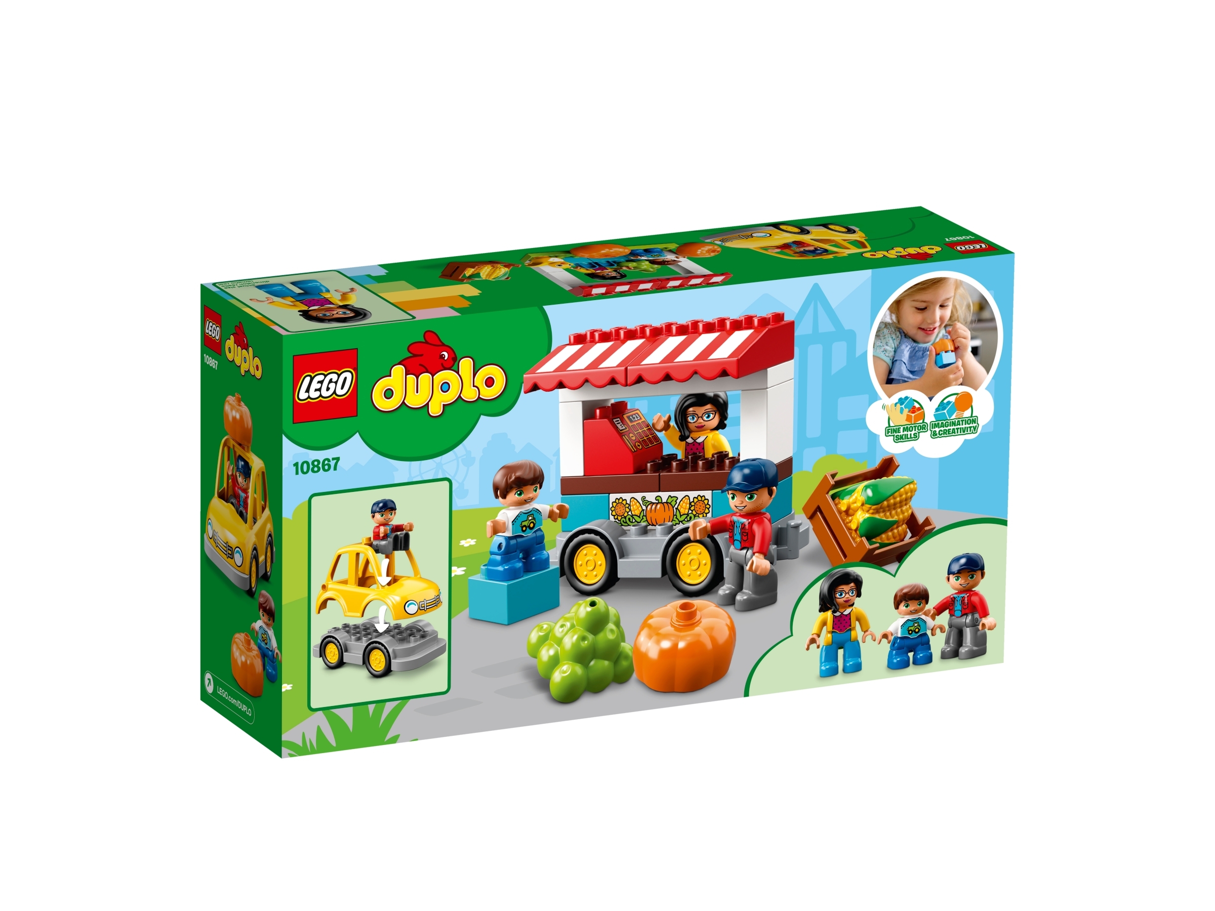 LEGO DUPLO Fruit & Vegetables Gift Pack 66776  Exclusive STEM Toy for  Toddlers Ages 1-3, Grow-Your-Own Food Toy for Imaginative Role Play