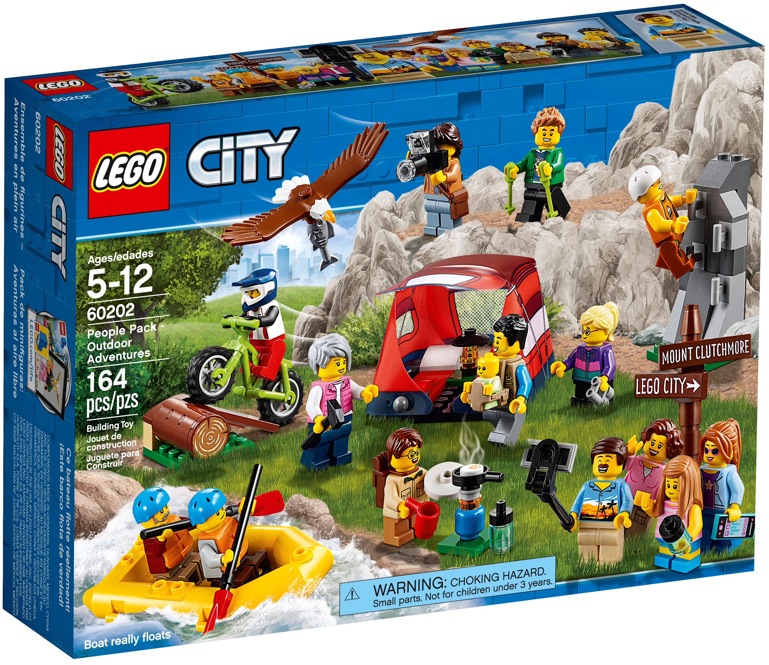 de minifiguras: Aventuras al aire libre 60202 City Oficial LEGO® ES