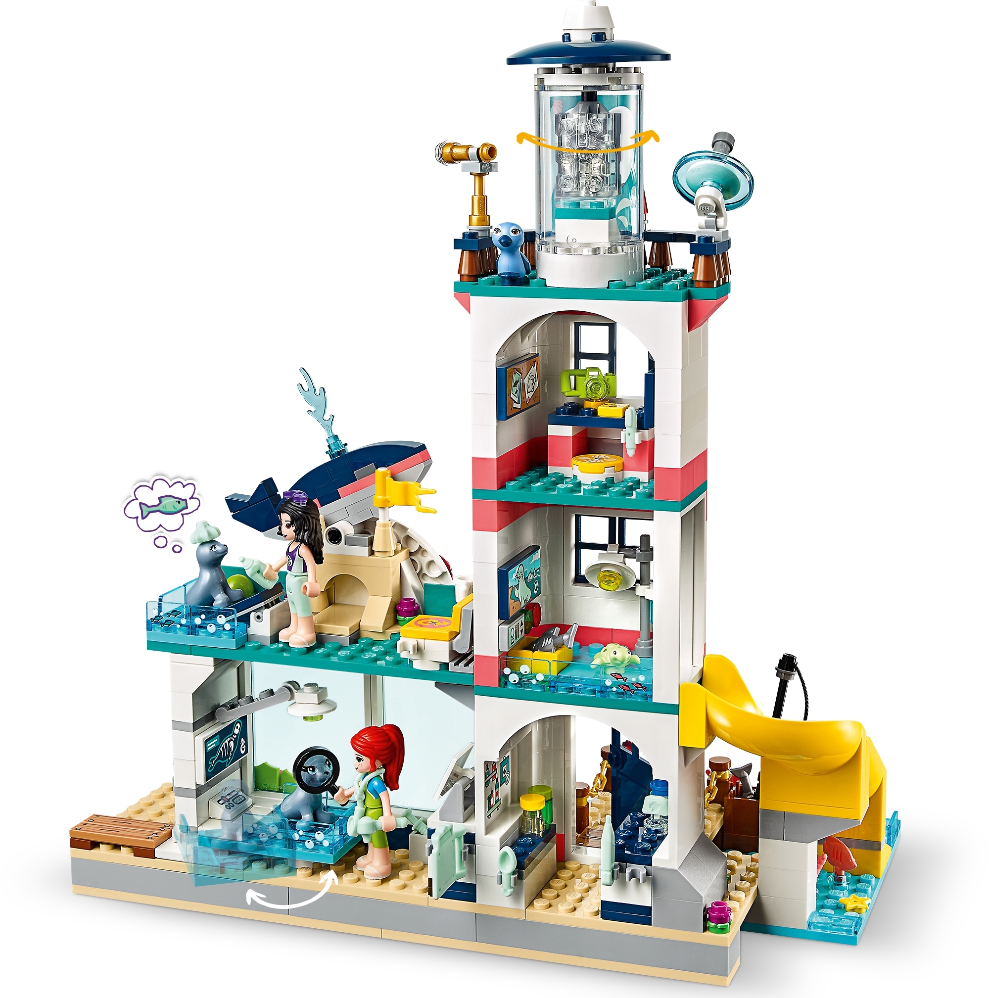 Lighthouse Rescue Center 41380 | Buy online at the LEGO® US