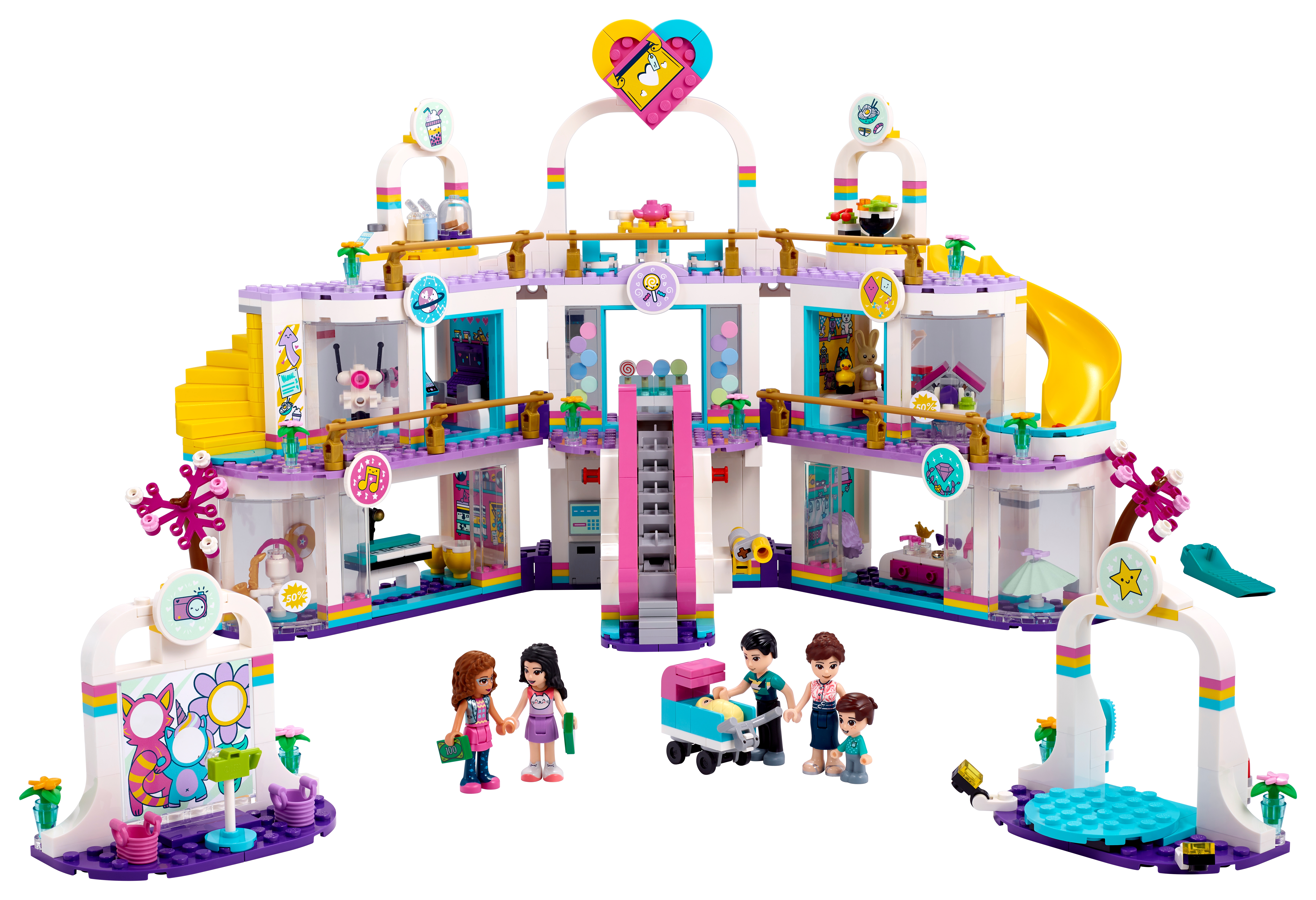 Heartlake City Shopping Mall 41450 | Friends | Buy online at the Official  LEGO® Shop US