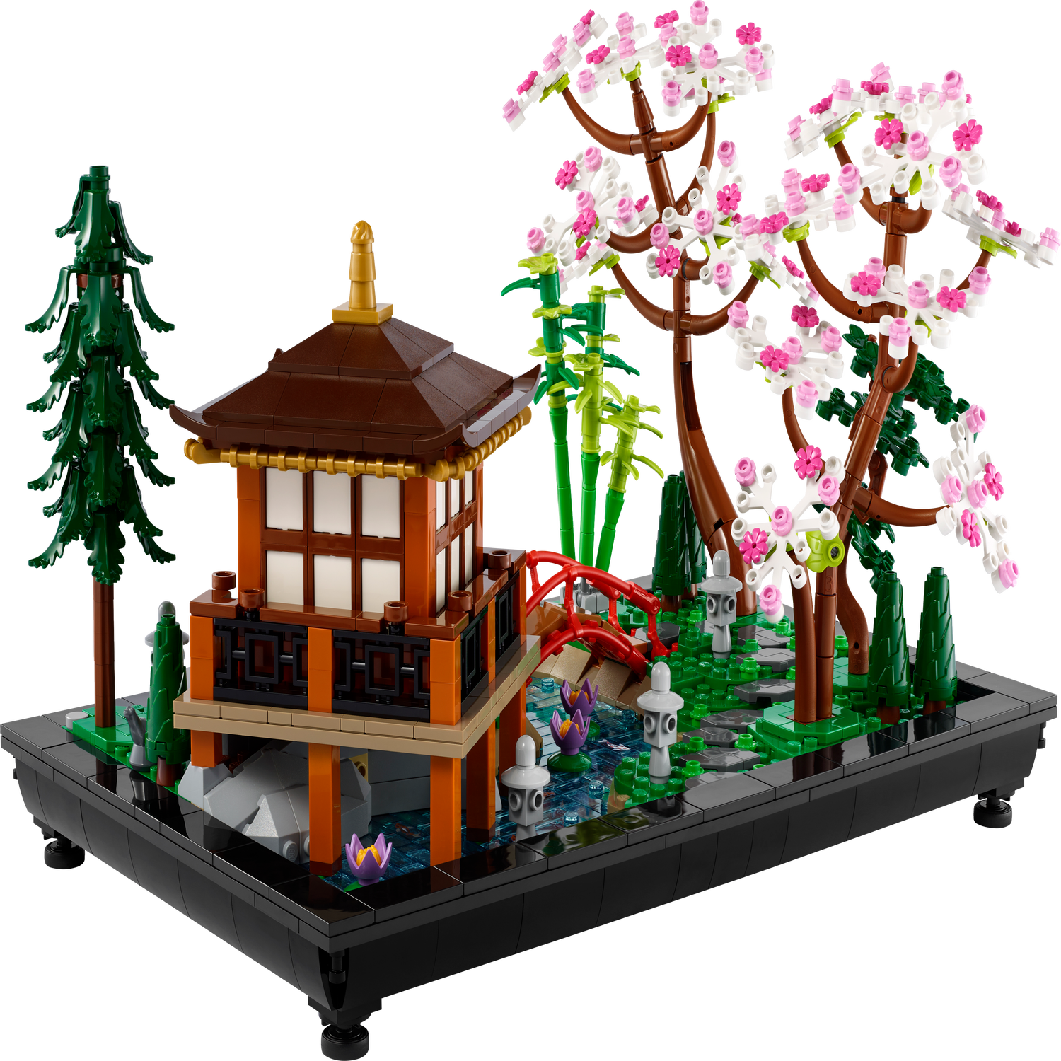 Lego Icons 10315 Jardin Paisible Japonnais Zen - Botanique, Fleurs - Adulte  5702017416885 