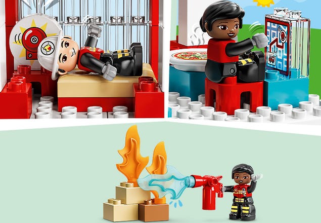 LEGO® DUPLO® Fire Station & Helicopter – The Boeing Store
