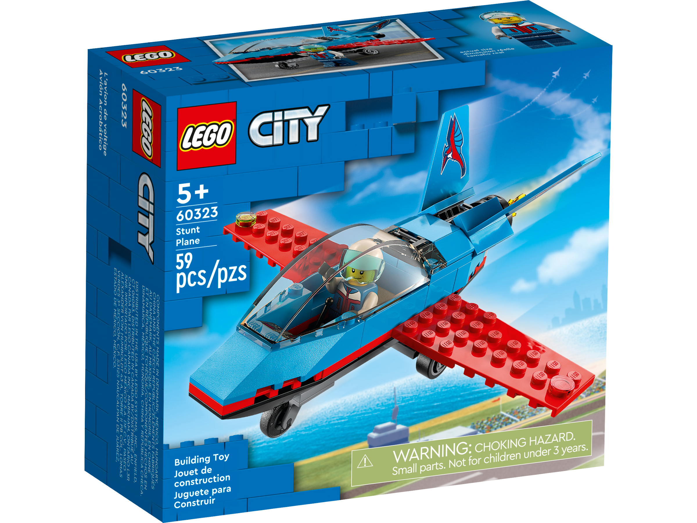 Stunt Plane 60323 | City | Buy online at the Official LEGO® Shop US